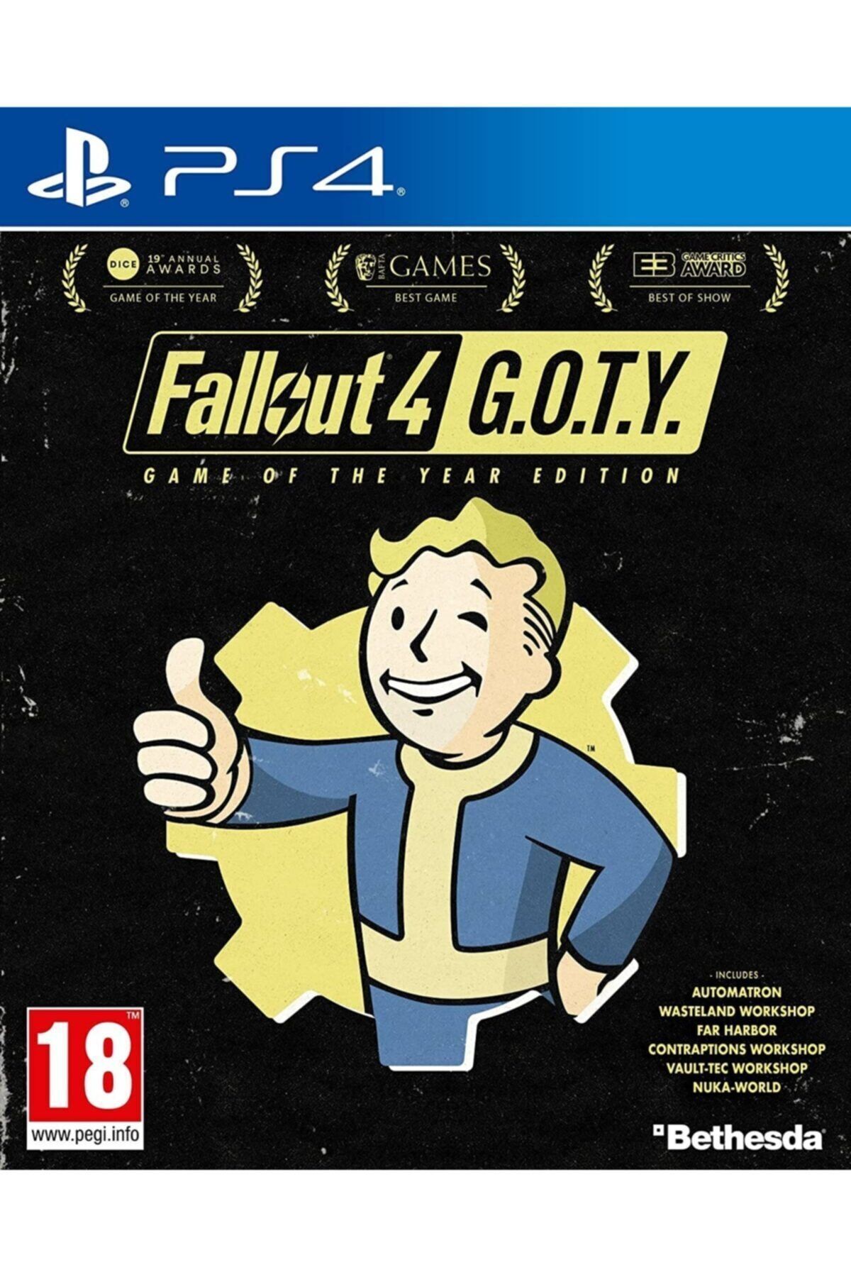 BETHESDA Ps4 Fallout 4 Goty - Orjinal Oyun - Sıfır Jelatin