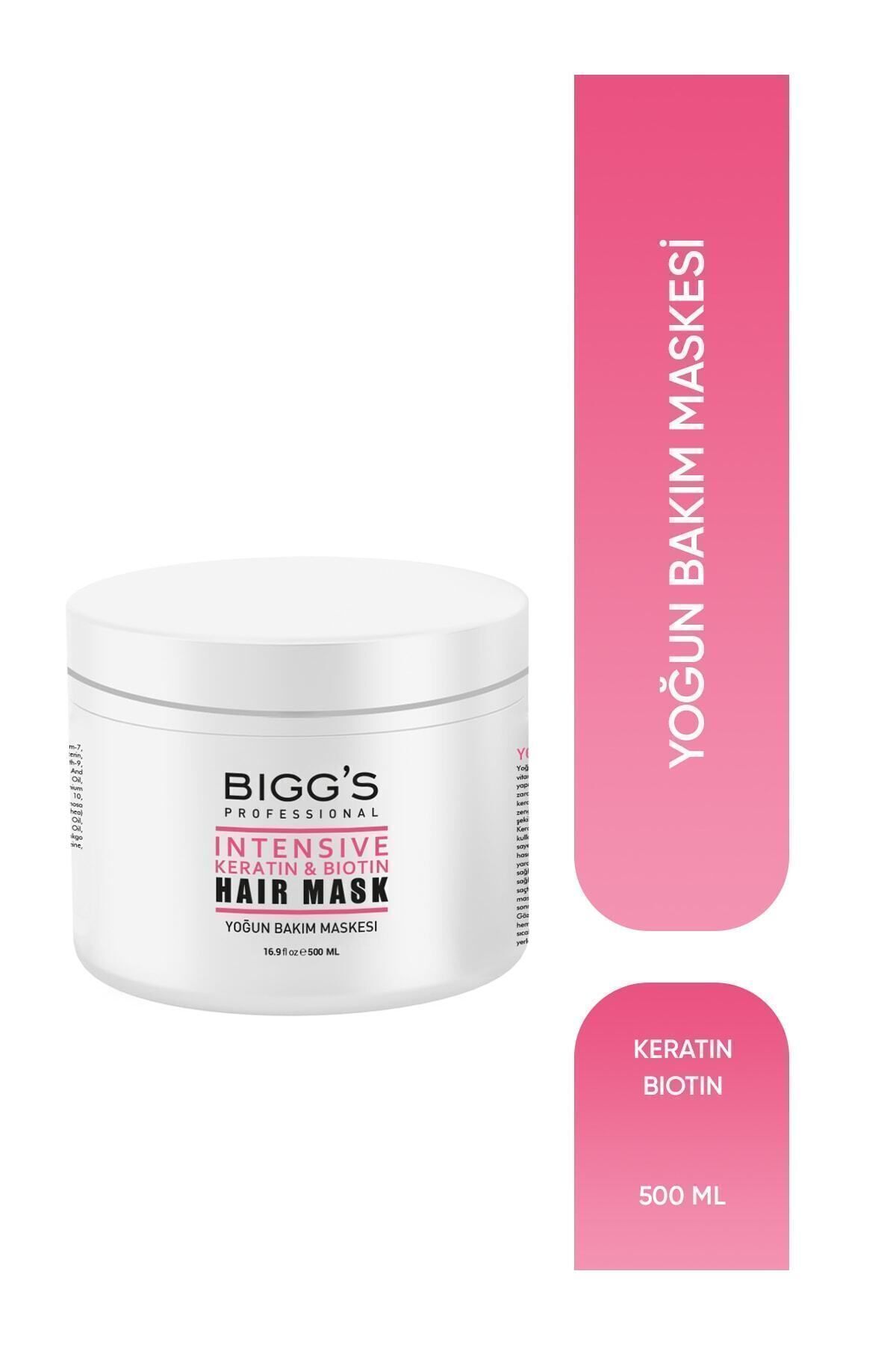 biggs professional Bigg's Intensive Keratin & Biotin Hair Mask Yoğun Bakım Saç Maskesi Kadın/erkek