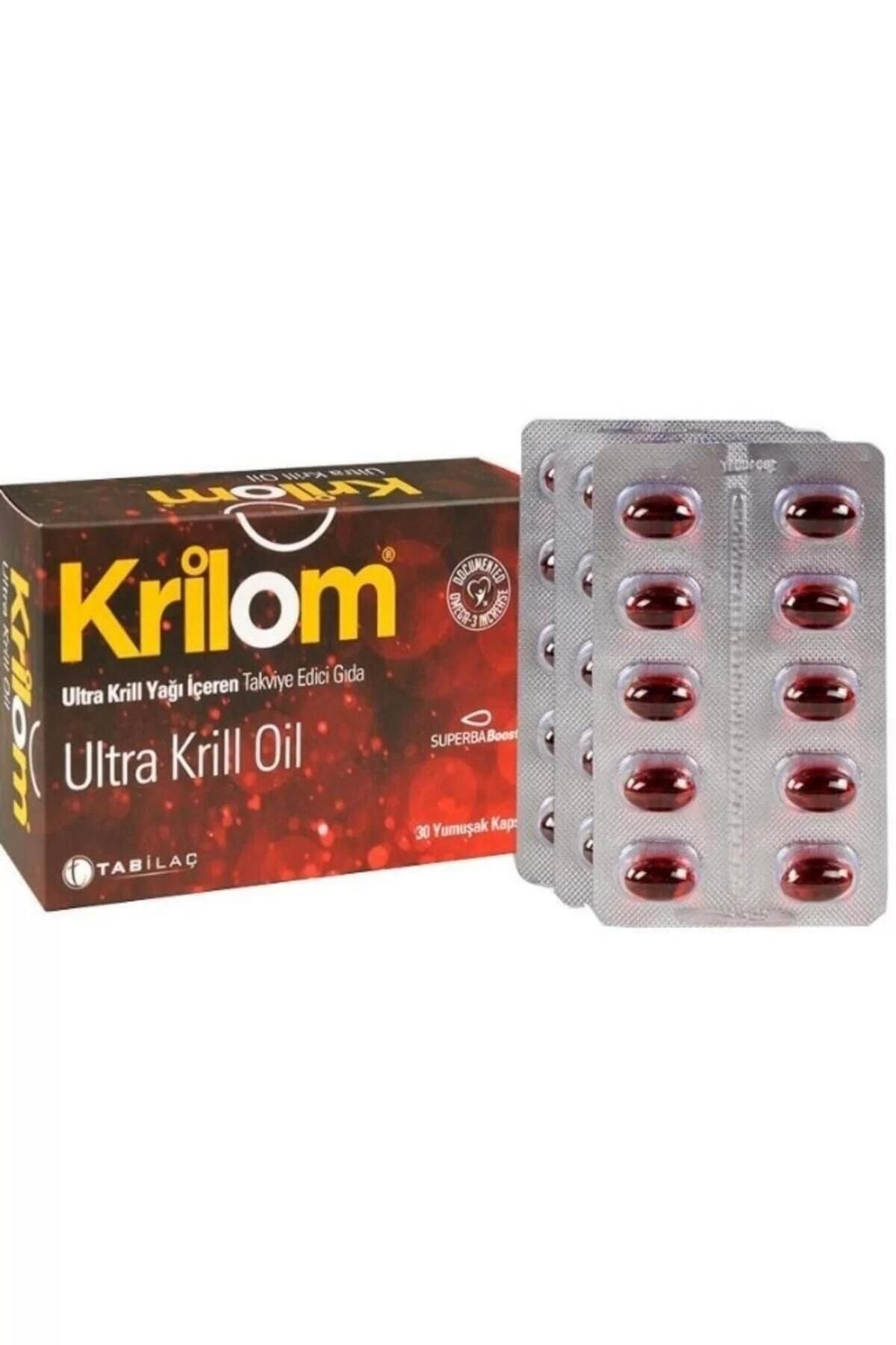 Krilom Ultra Krill Oil Takviye Edici Gıda 30 Yumuş