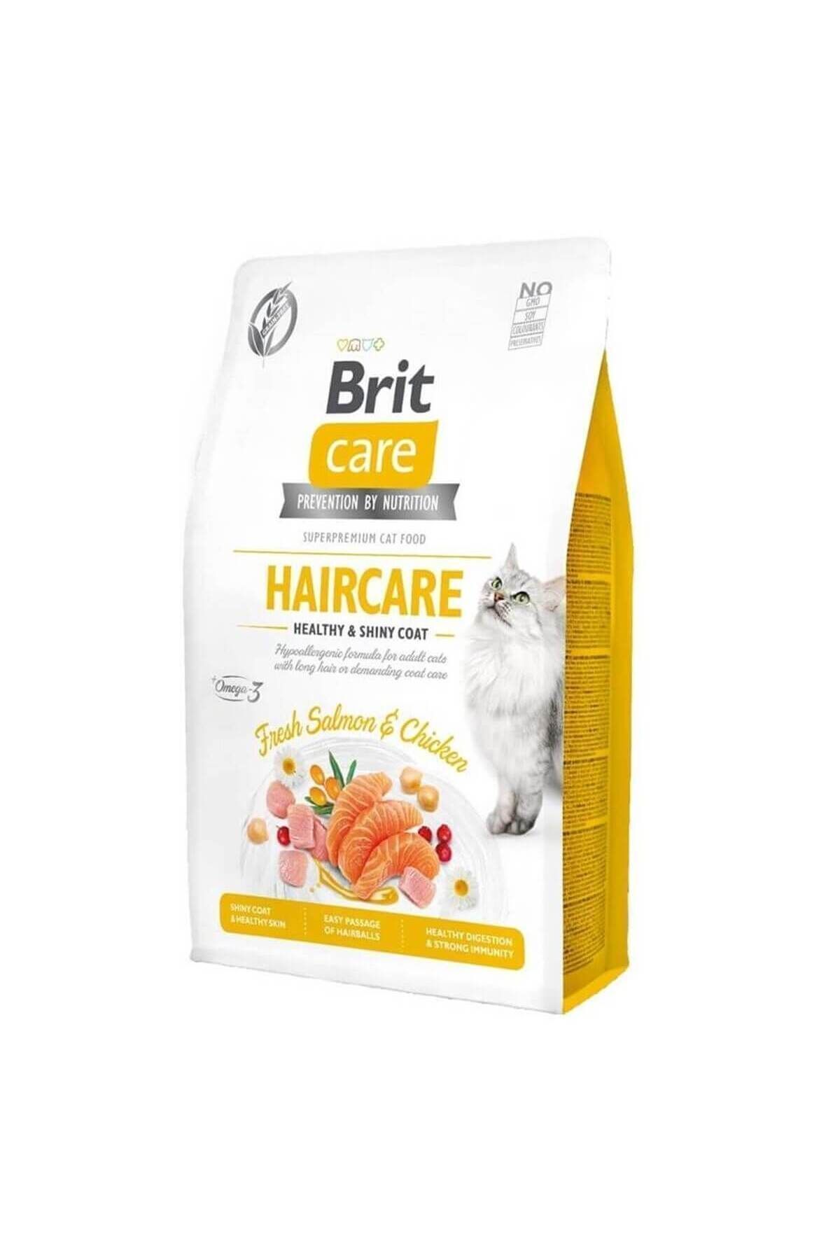 Brit Care Hipoalerjenik Haircare Tavuk Ve Somonlu Tahılsız Deri Ve Tüy Bakım Kedi Maması 2 Kg