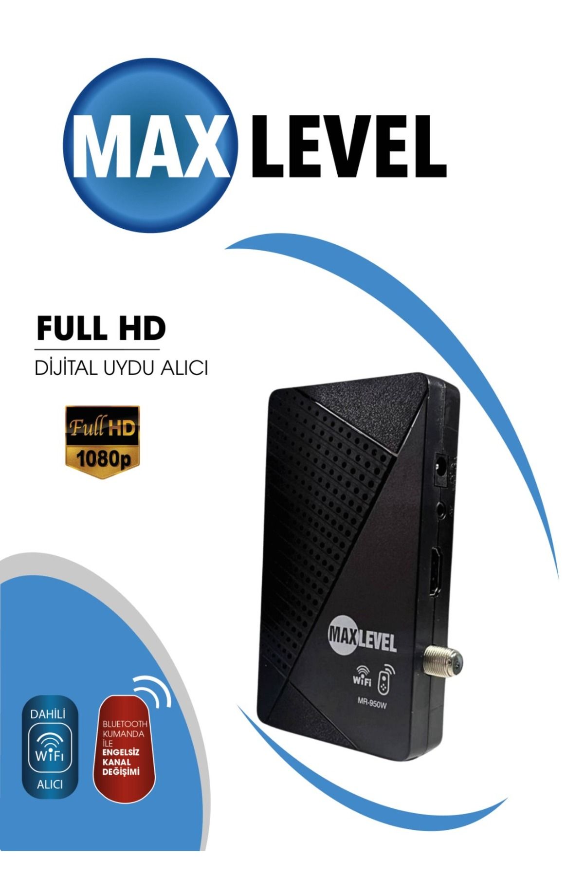 MAX LEVEL Maxlevel Hd Uydu Alıcı Bluetooth Kumandalı