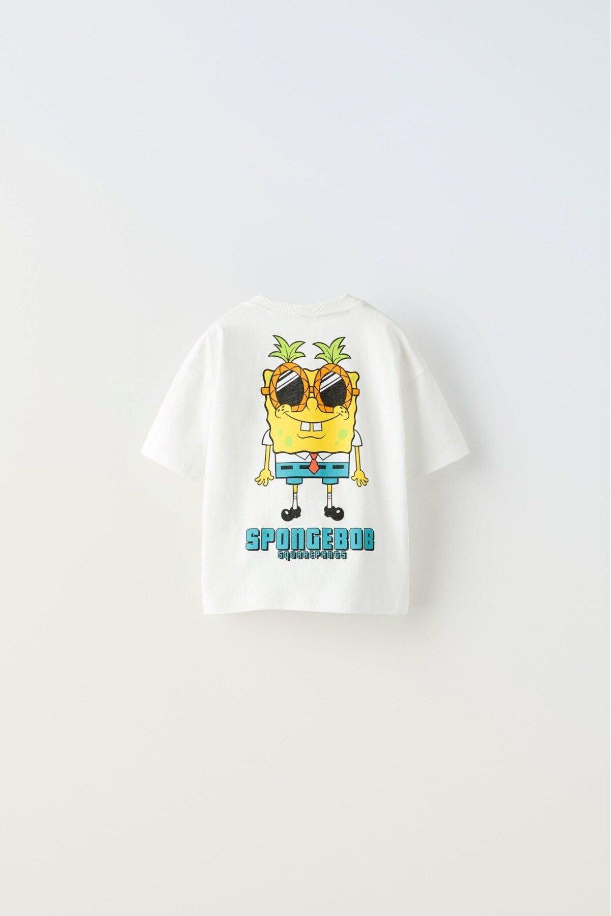 The Champ Clothing Spongebob Baskılı Beyaz Çocuk T-shırt