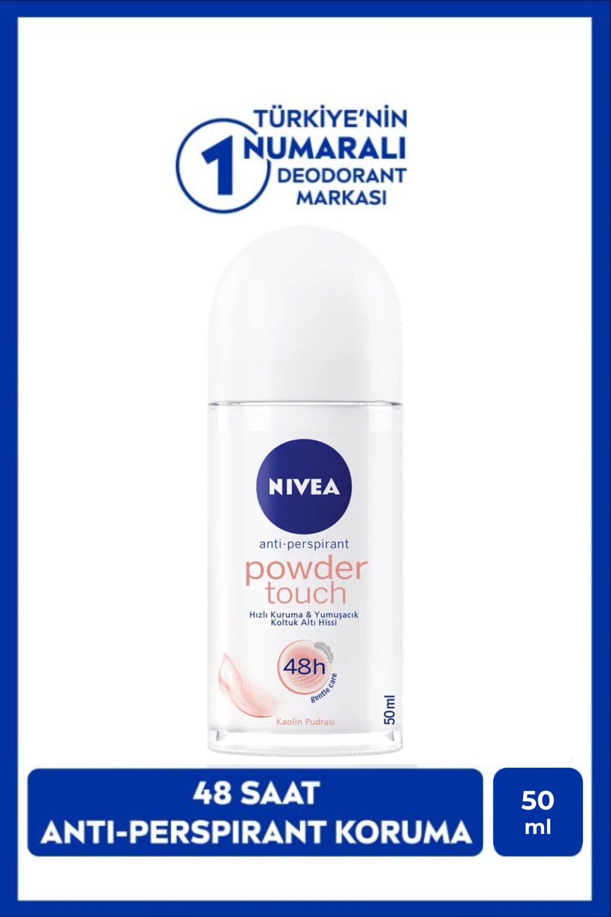 NIVEA Roll-on Powder Touch 50 ml Kadın