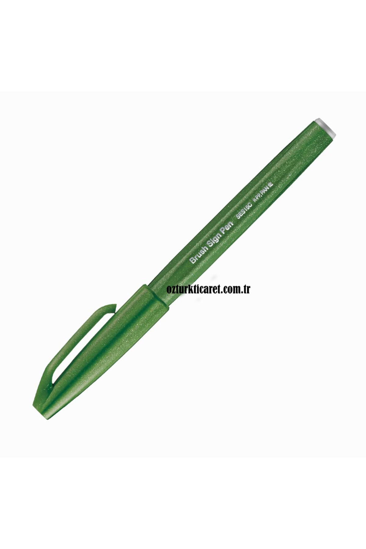 Pentel Brush Sign Pen Touch Olive Green