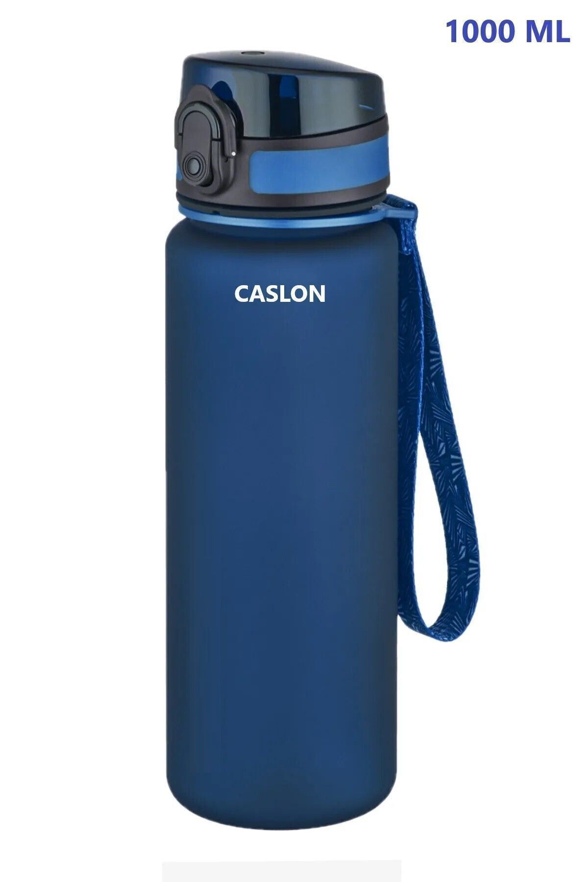 CASLON Su Matarası Tritan 1 Litre Koku Sızdırma Yapmaz Sporcu Matarası Su Şisesi Suluk Motivasyonel Uzspace