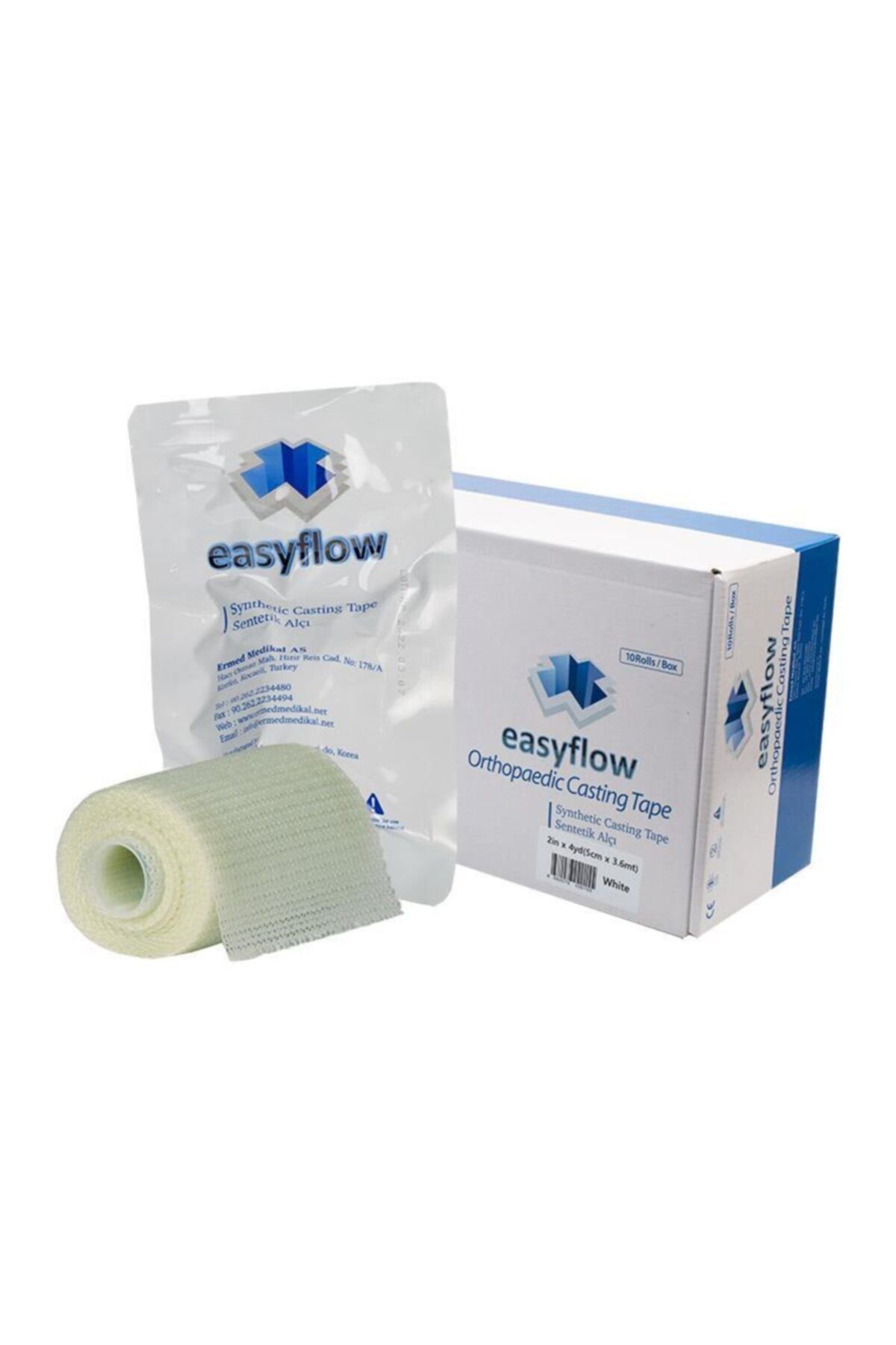 Easyflow 5 Inç Amerikan Sentetik Alçı 12.5cm X 3.6m 10 Adet