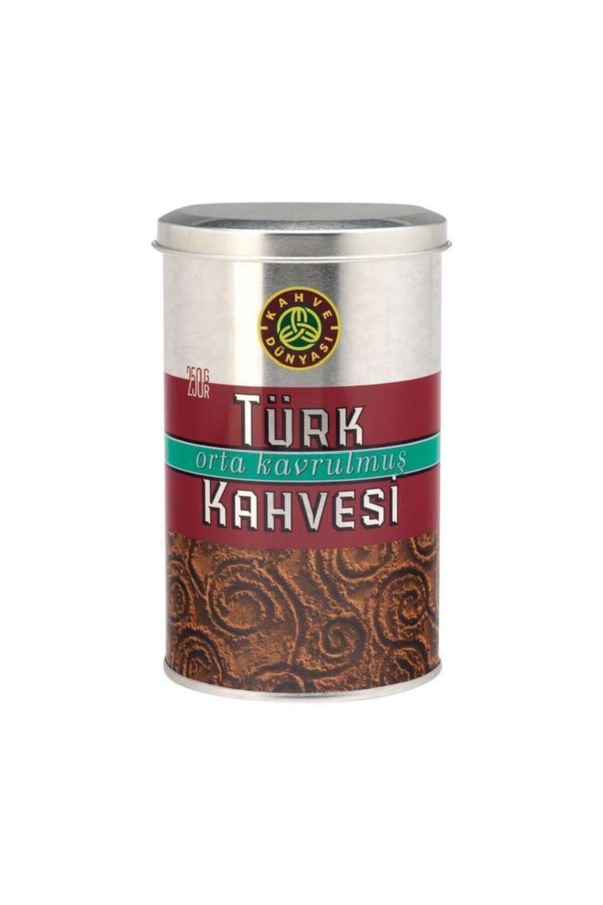 Kahve Dünyası Orta Kavrulmuş Türk Kahvesi Teneke Kutu 250 gr
