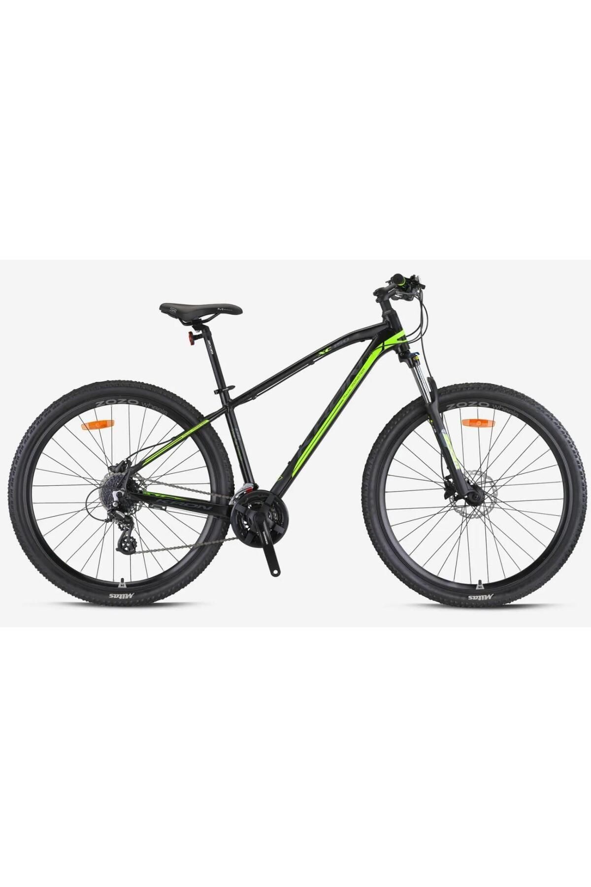 Kron Xc 150 Hd 29" Jant Bisiklet 17' Kadro 24 Vites Dağ Bisikleti Mat Siyah Neon Sarı Füme