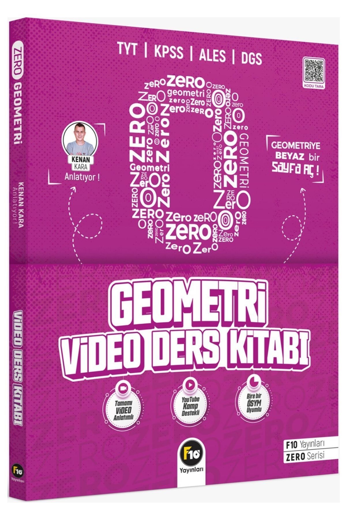 F10 Yayınları Kenan Kara Ile Zero Geometri Video Ders Kitabı