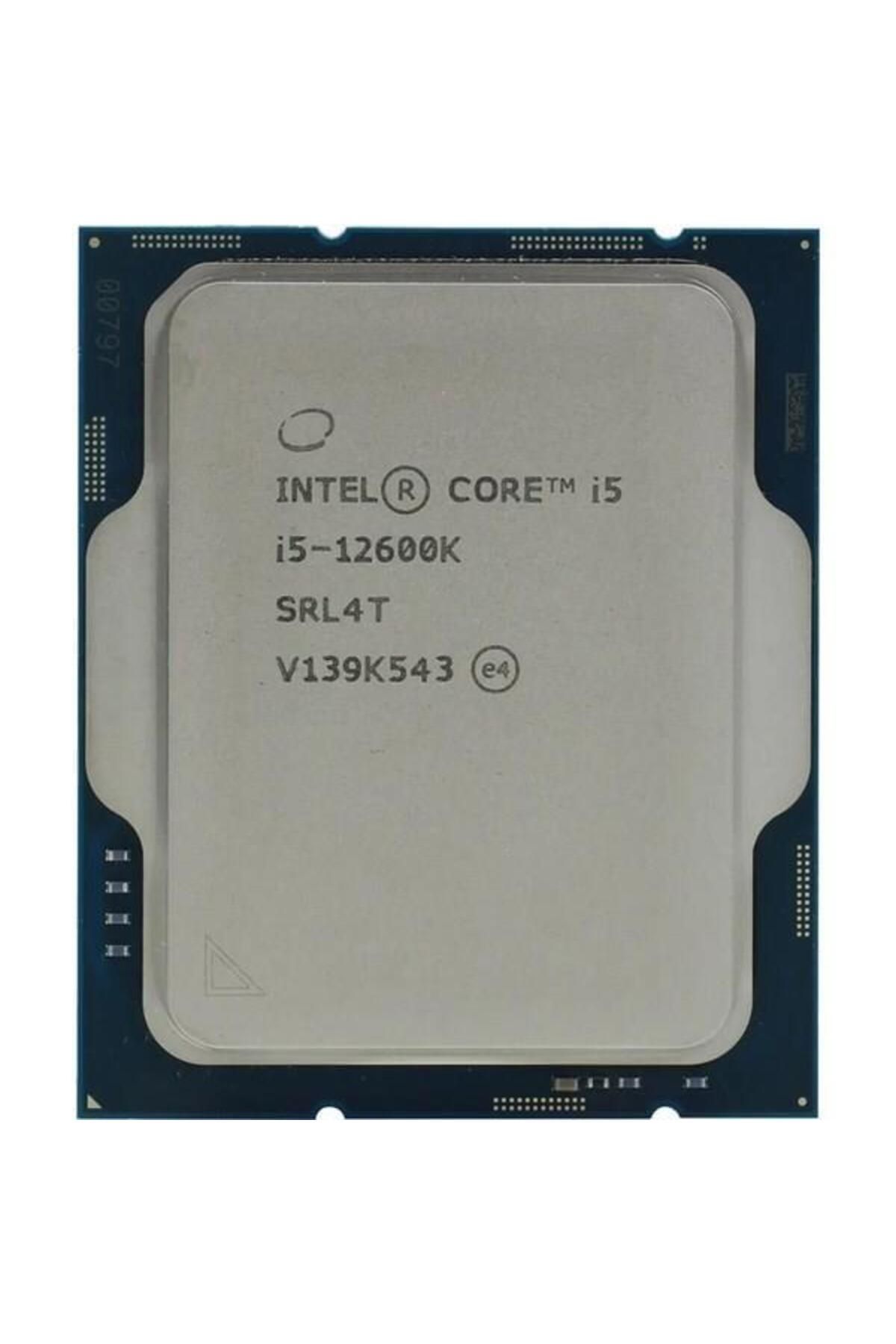 Intel Core I5 12600k 20mb 10çekirdekli O/b Uhd Vga 1700p 125w Kutusuz Fansız