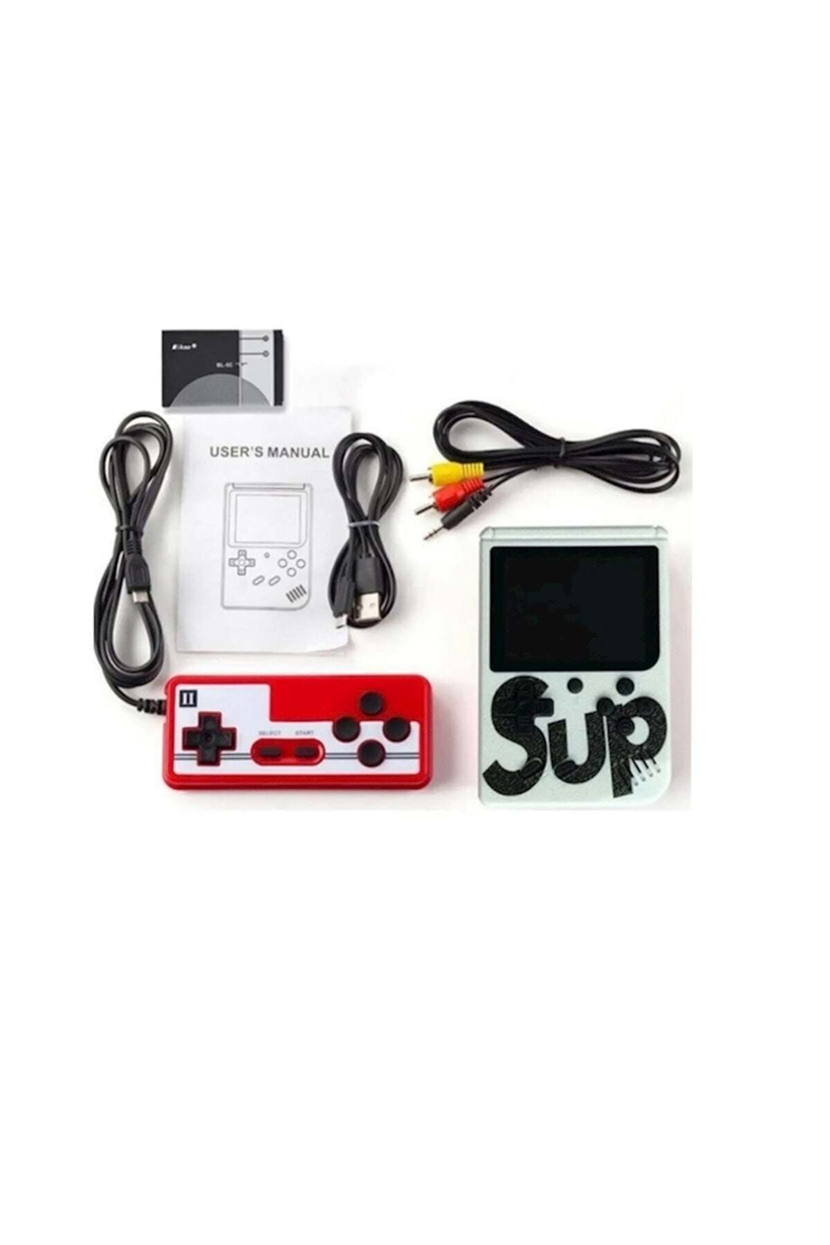 Sup Çift Kol 400 Nostalji Oyunlu Mini Atari Gameboy & Gamebox Oyun Konsolu