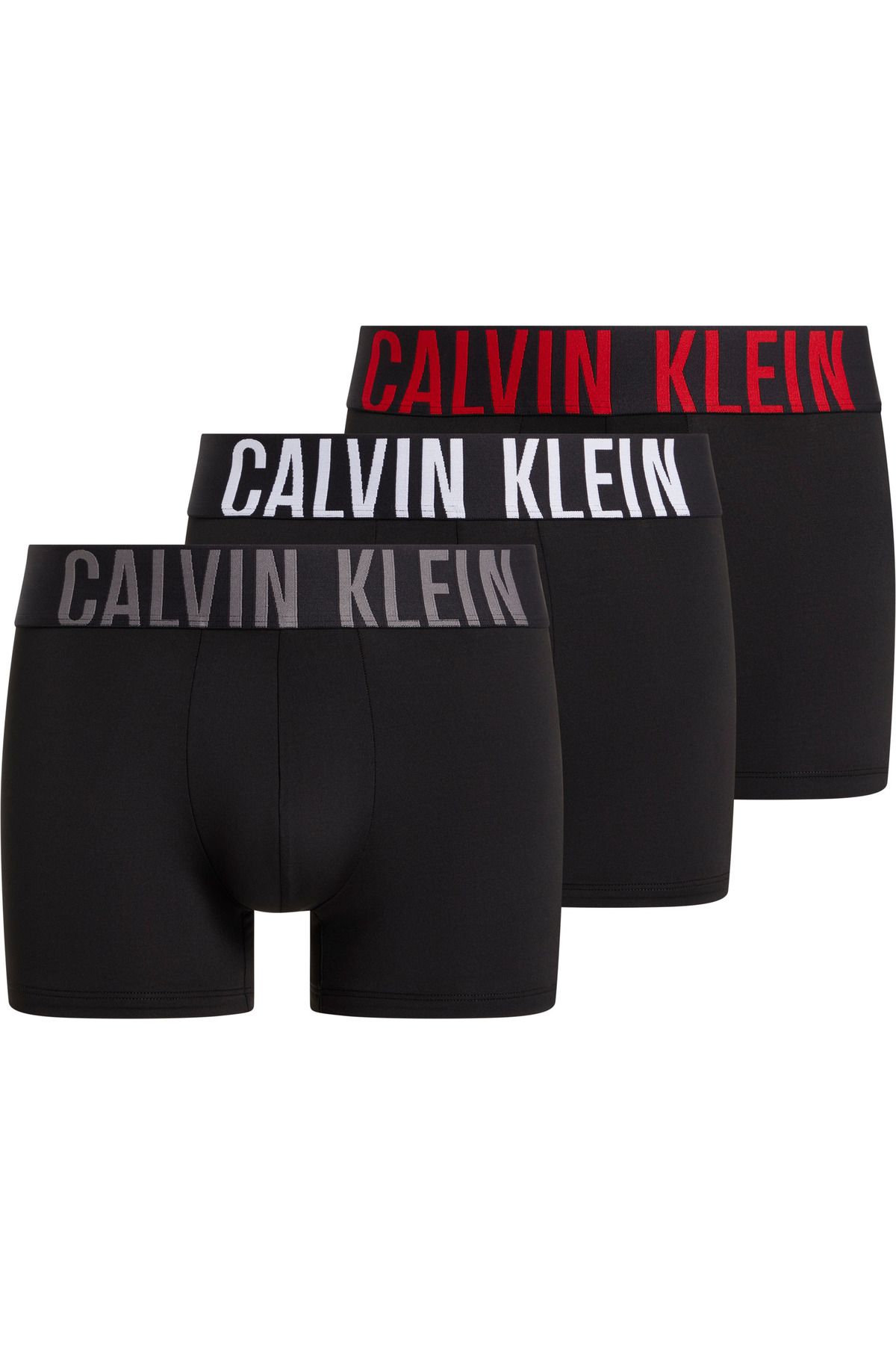 Calvin Klein Erkek Marka Logolu Elastik Bantlı Yüksek Belli Nefes Alabilen Kumaşlı Sportif Görünümlü Siyah1 Boxer