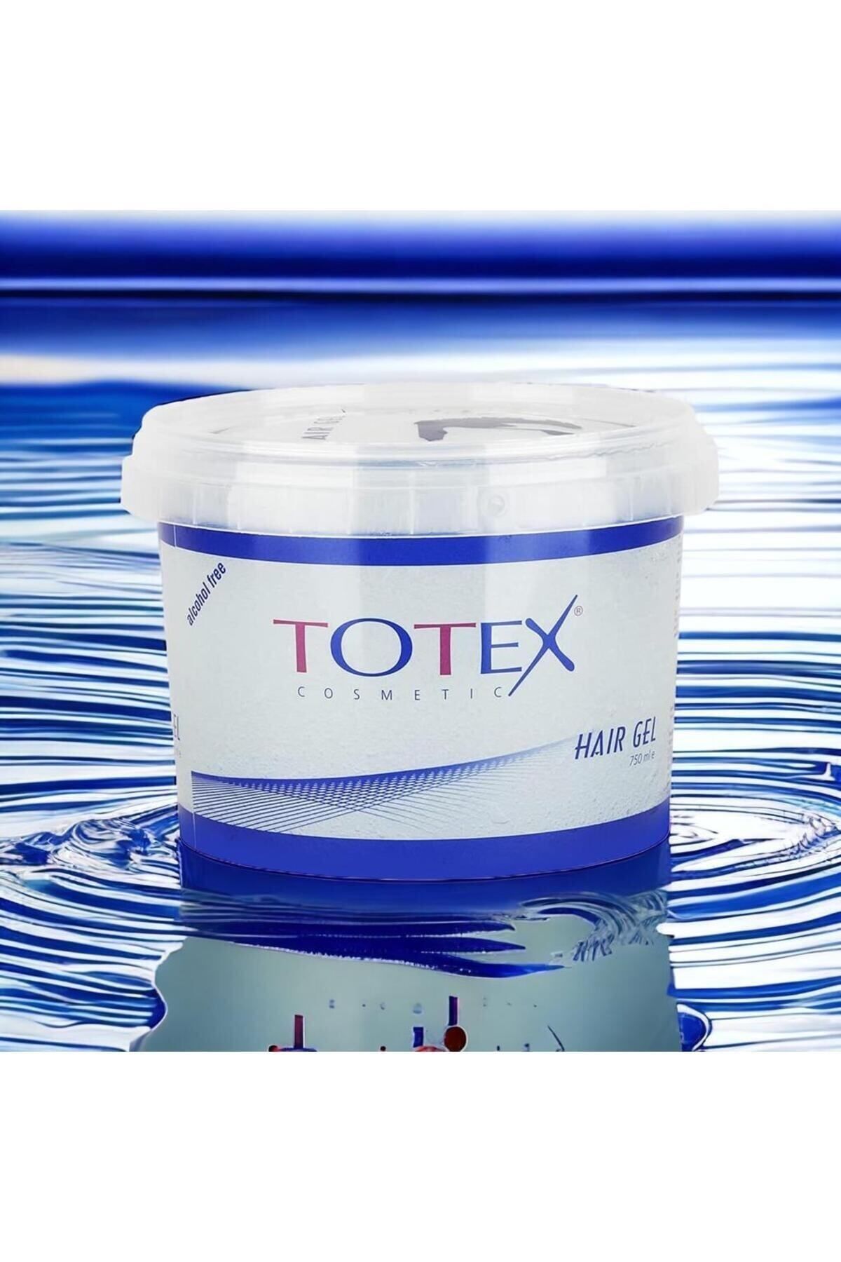 TOTEX Saç Şekillendirici Jöle | Sert Görünüm & Islak Saç Jölesi | Extra Strong 750 ml