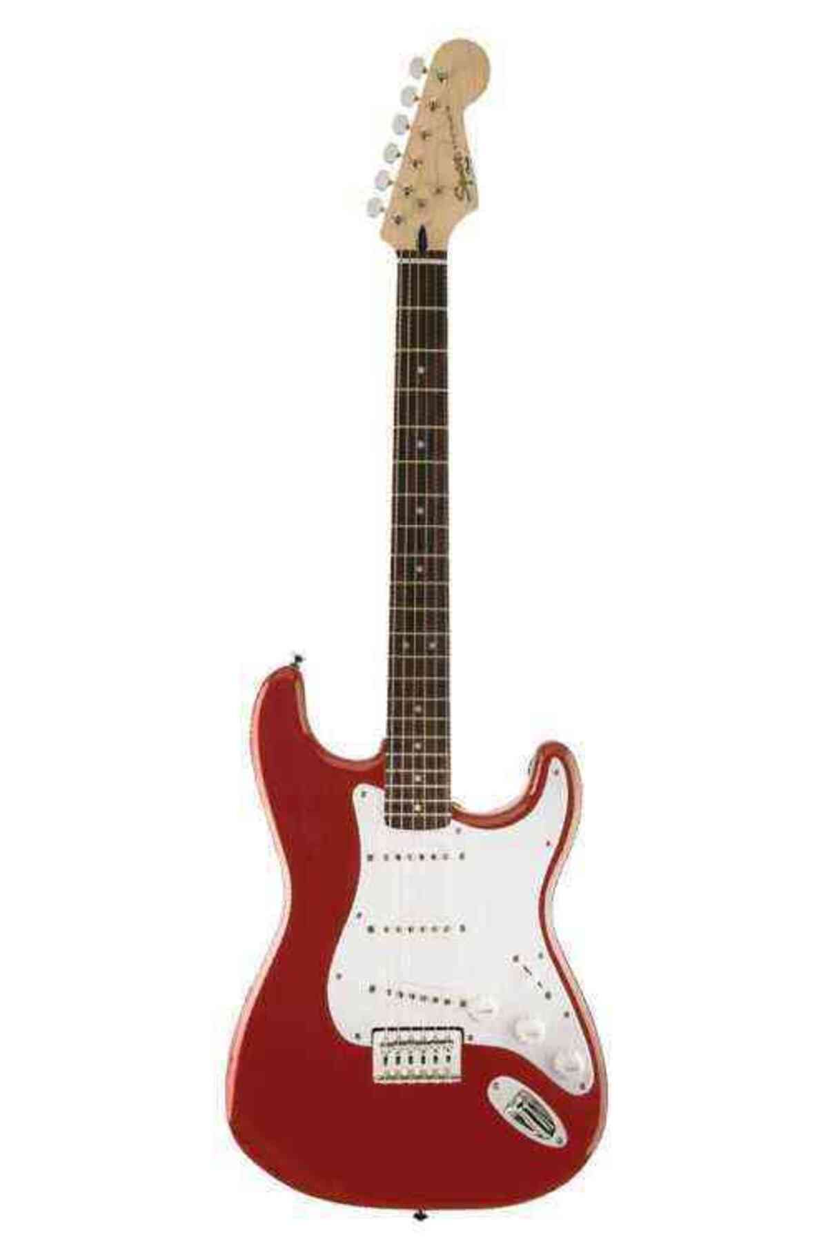 Genel Markalar Squier Mm Strat Kırmızı Elektro Gitar - Sabit Köprülü Hard Tail Red