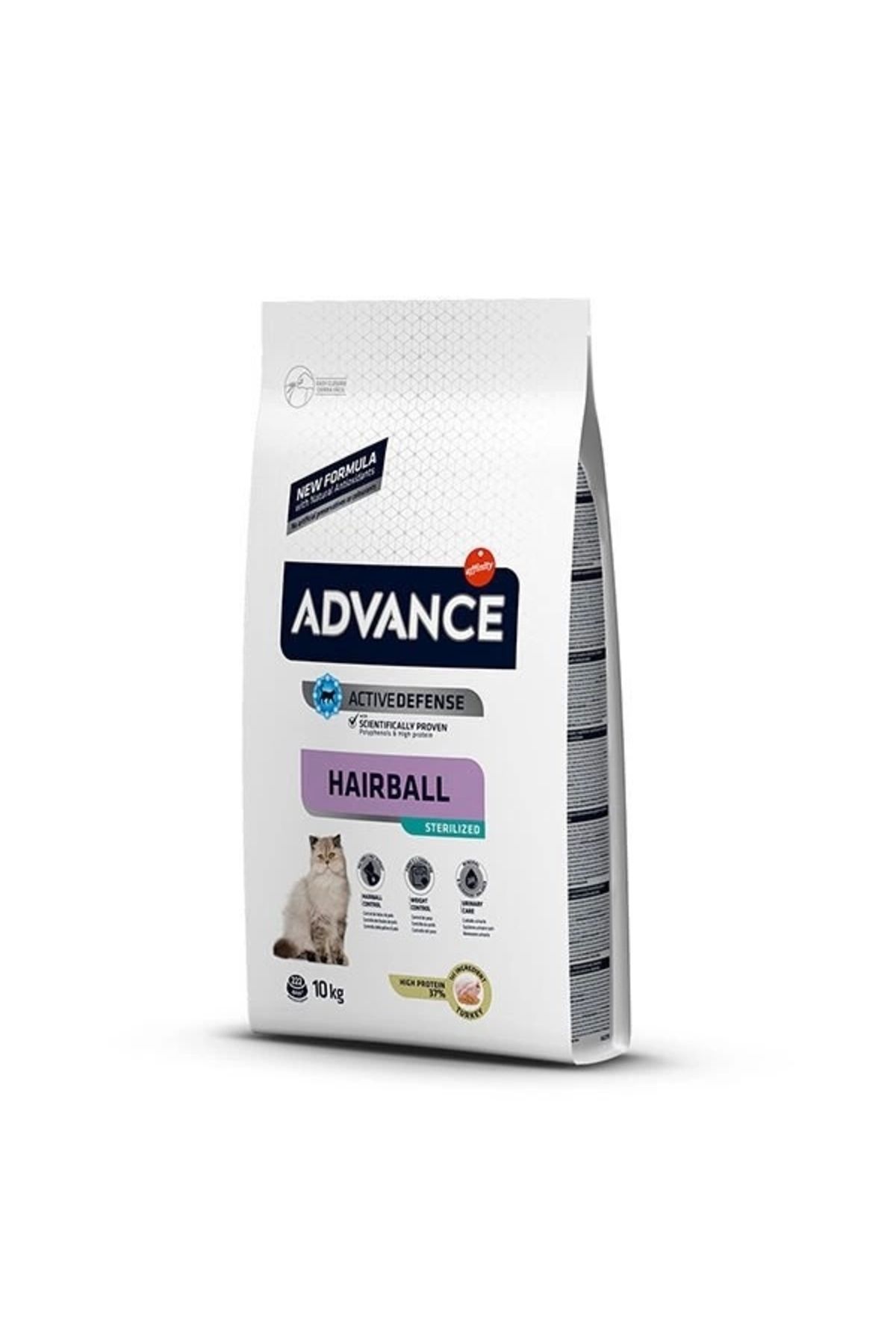 Advance Hairball Tüy Yumağı Önleyen Hindili Kısır Kedi Maması 10 Kg