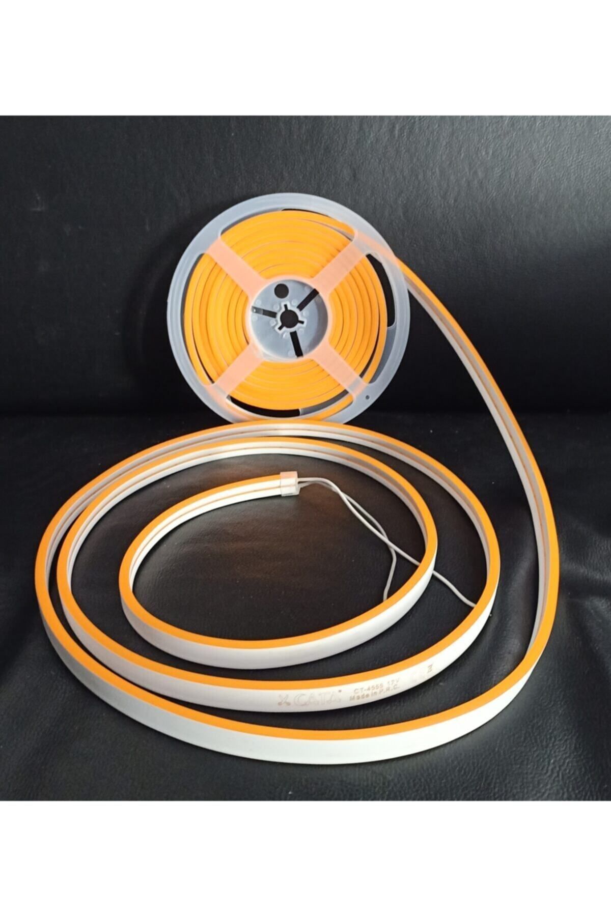 LDN LED Ct-4555 Cata 12v Amber Neon Led Flexible 5 Metre