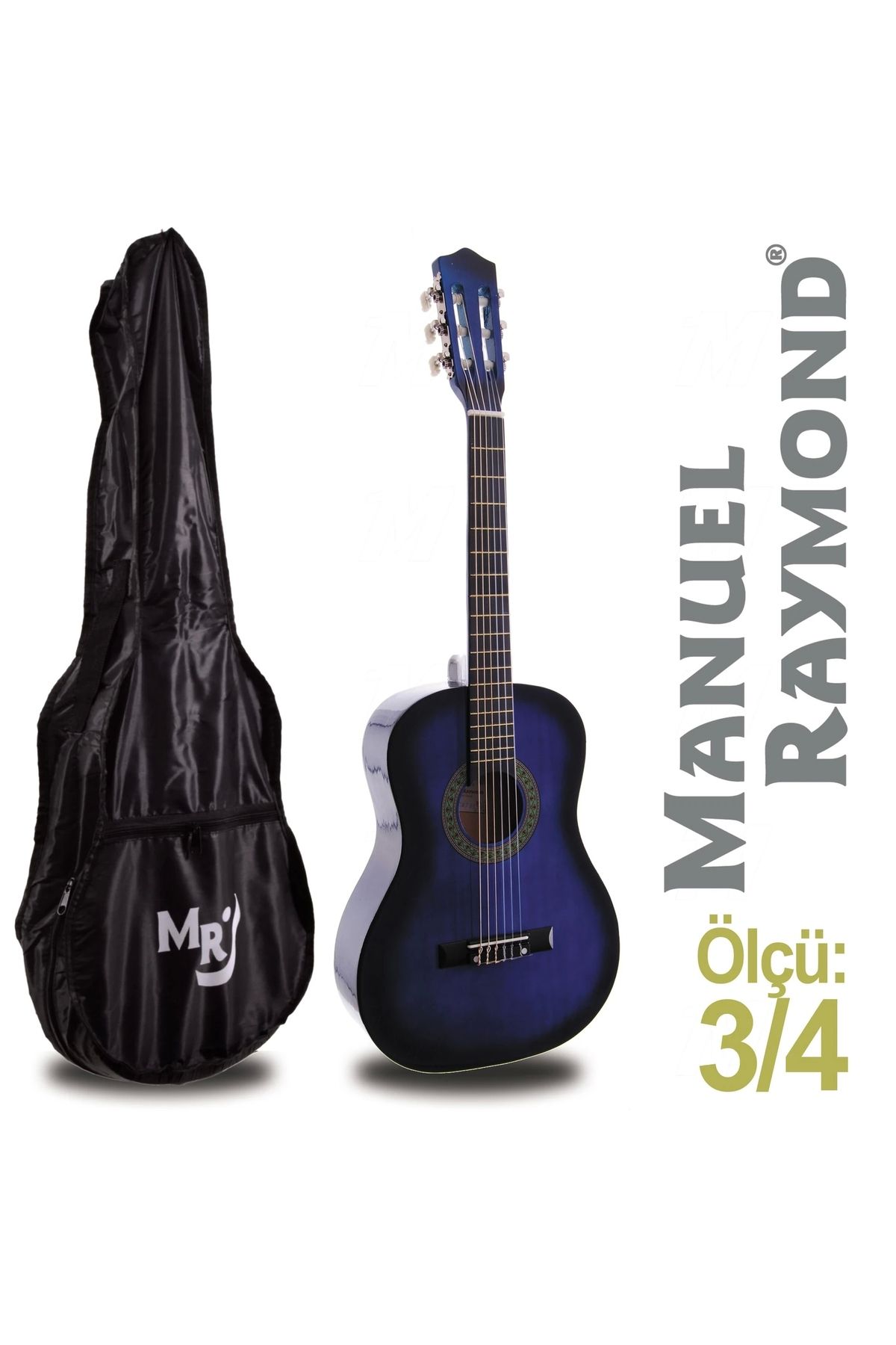 Manuel Raymond Klasik Gitar Junior Manuel Raymond MRC87BLS (KILIF HEDİYE)