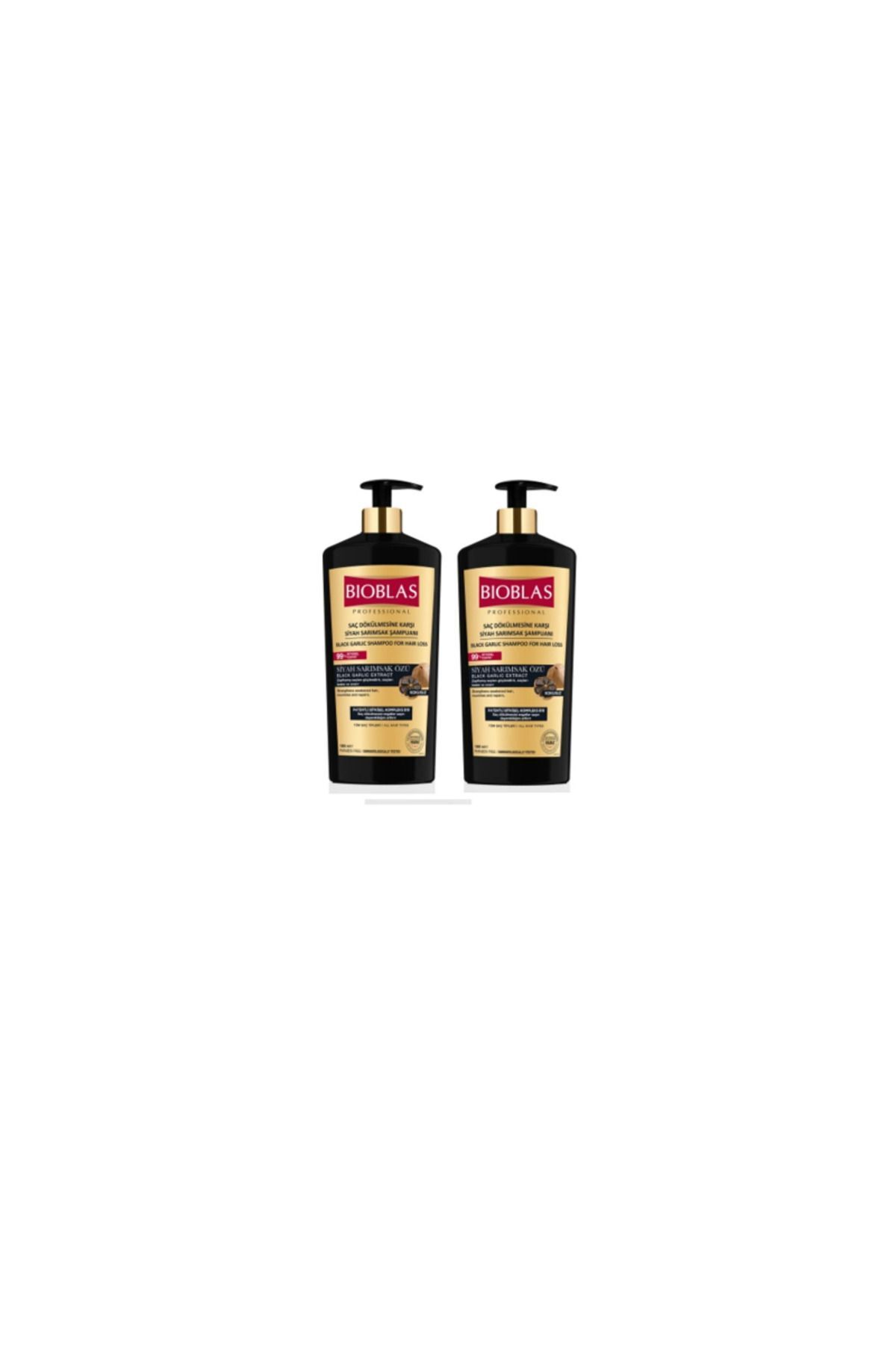 Bioblas Siyah Sarımsak Şampuanı 1000 ml  2 Adet