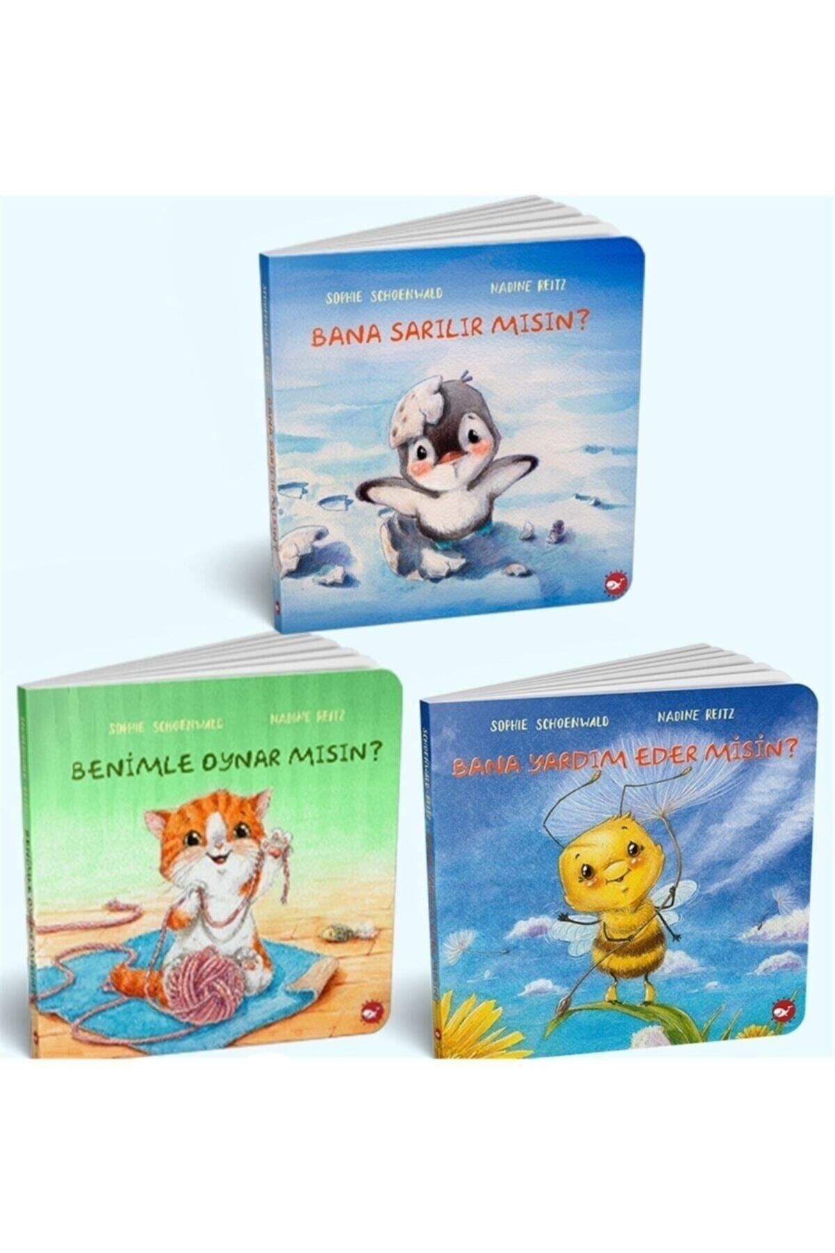 Beyaz Balina Yayınları 0-3 Yaş Resimli Interaktif Çocuk Kitapları Seti 2 - (3 KİTAP)