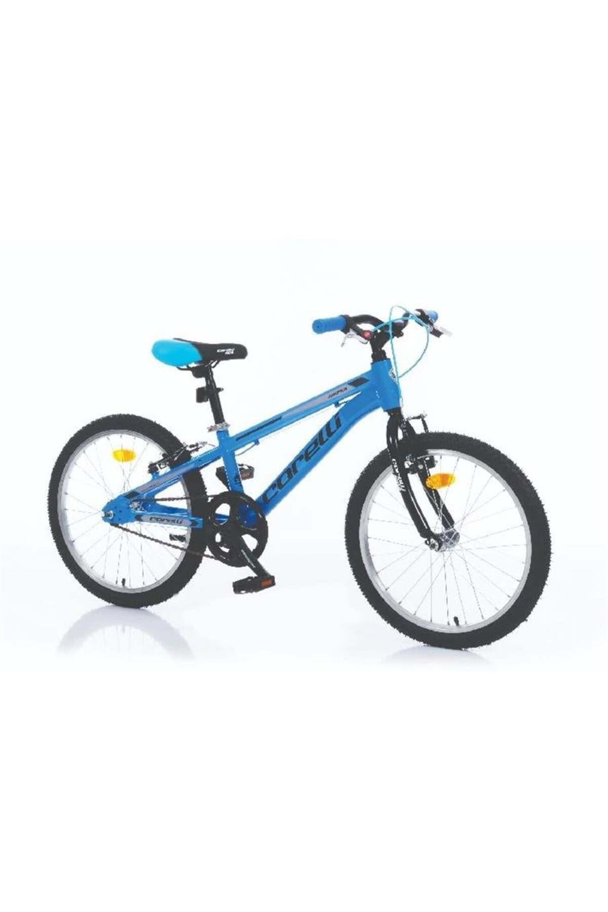 Corelli Jumper Erkek Çocuk Bisikleti 36cm V 20 Jant Mavi Siyah Gri