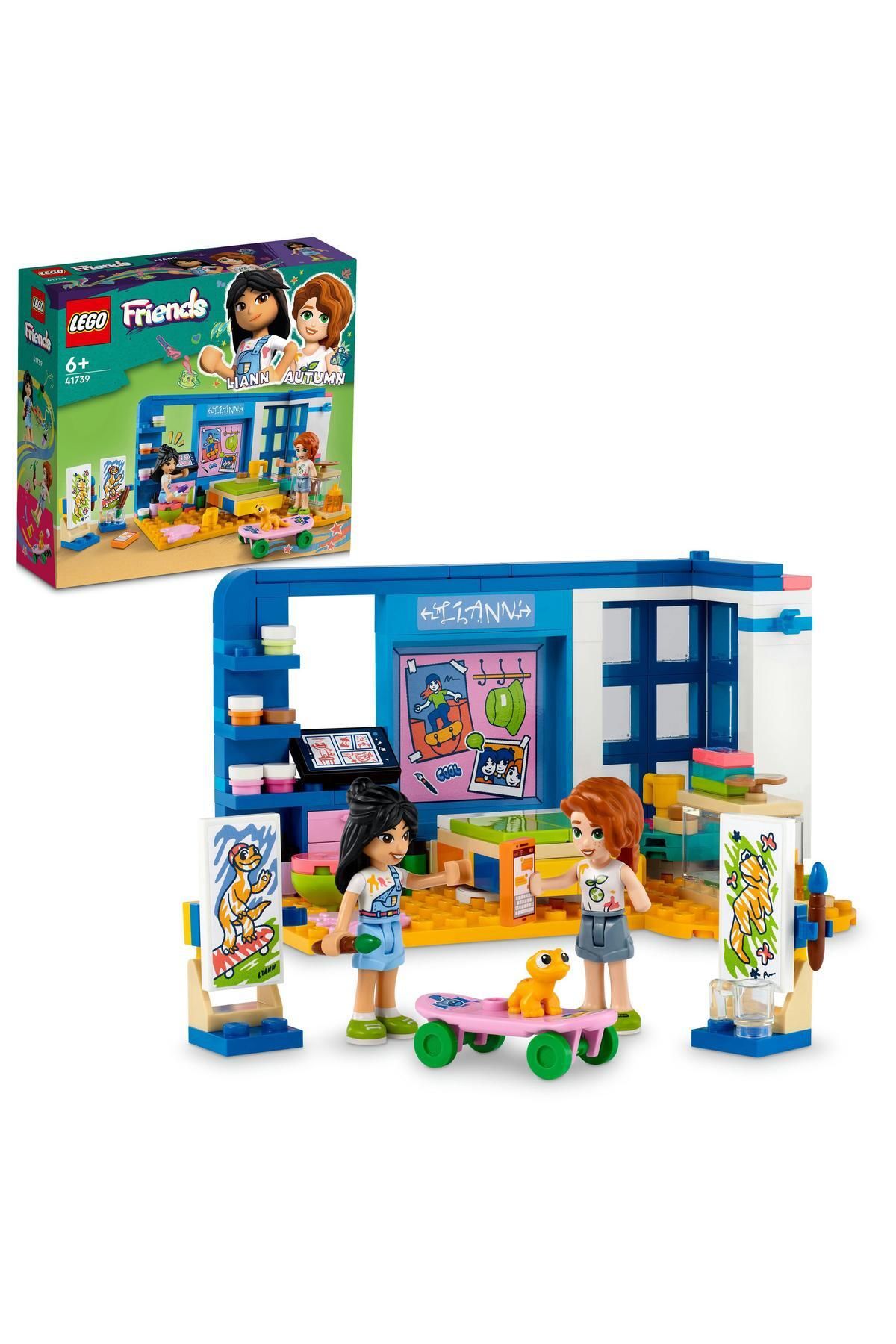 LEGO ® Friends Liann'ın Odası 41739 - 6 Yaş ve Üzeri Çocuklar için Oyuncak Yapım Seti (204 Parça)