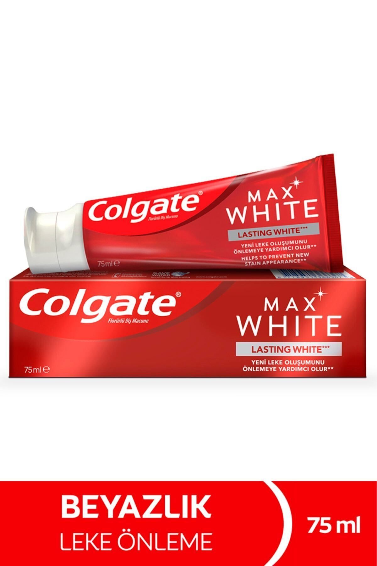 Colgate Max White Kalıcı Beyazlık Beyazlatıcı Diş Macunu 75 ml