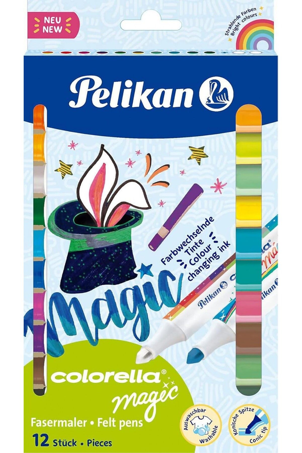 Pelikan Colorella Magic 12'li Keçeli Boya Kalemi / 411-fb12