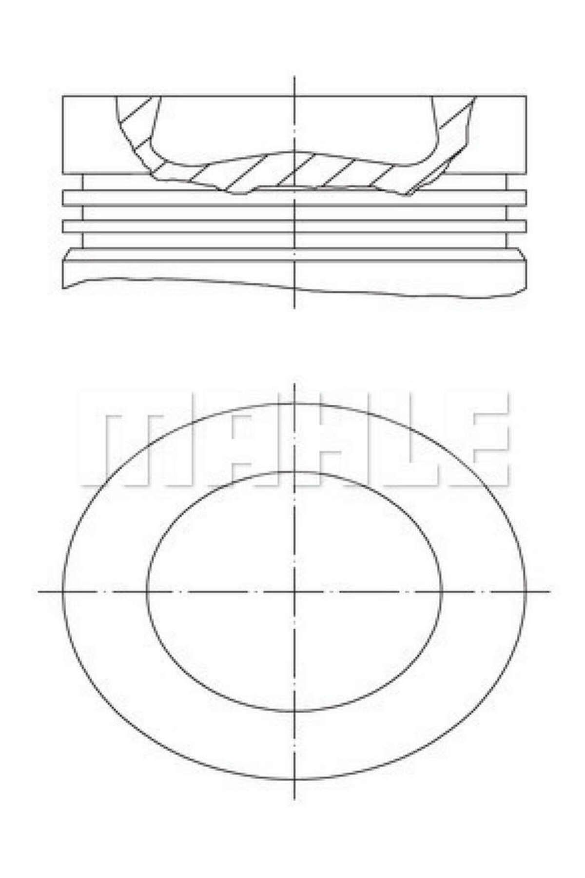 Mahle Piston Vag 79.51 Mm Std 313105