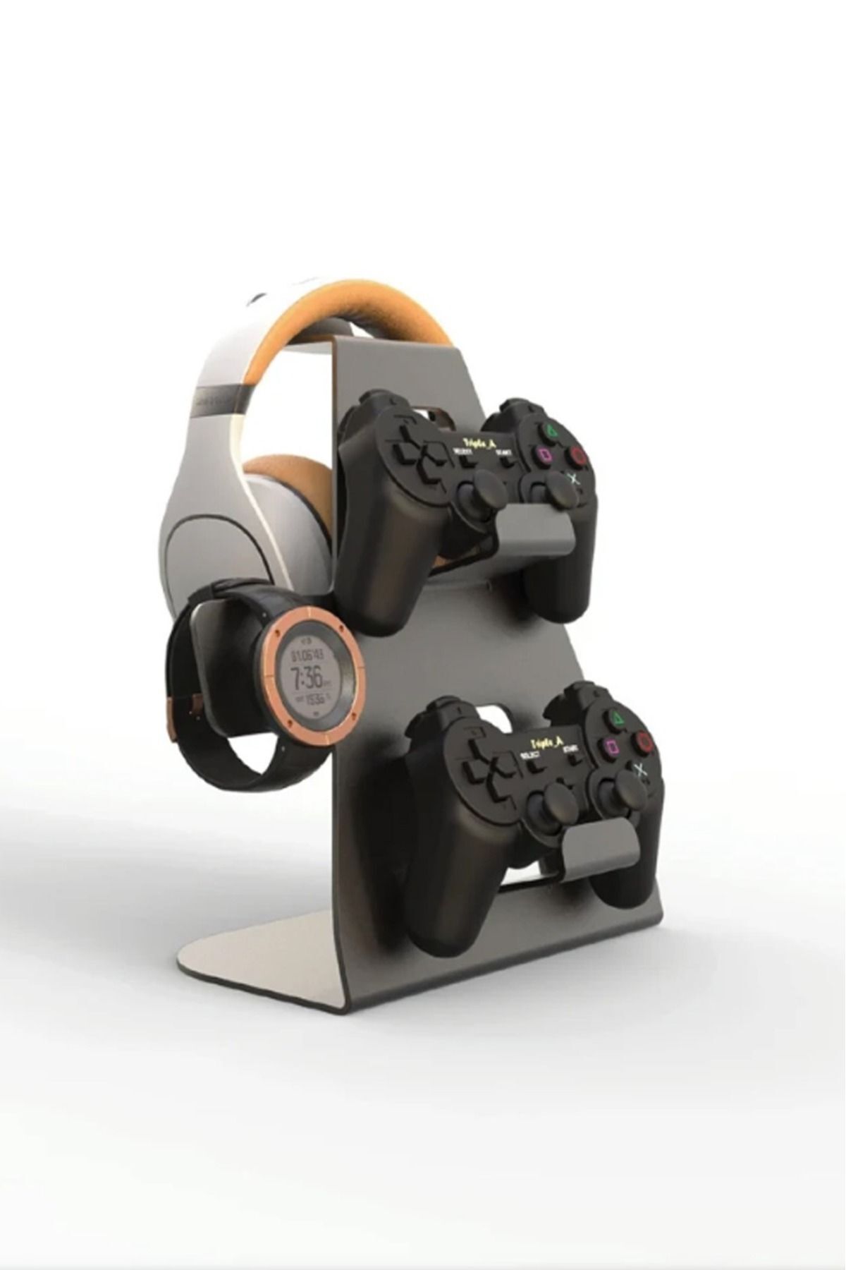 WHOME Playstation Kol Tutucu Joystick Kumanda Standı Xbox Ps4 /ps5 Uyumlu Metal Kol Kulaklık Saat Standı
