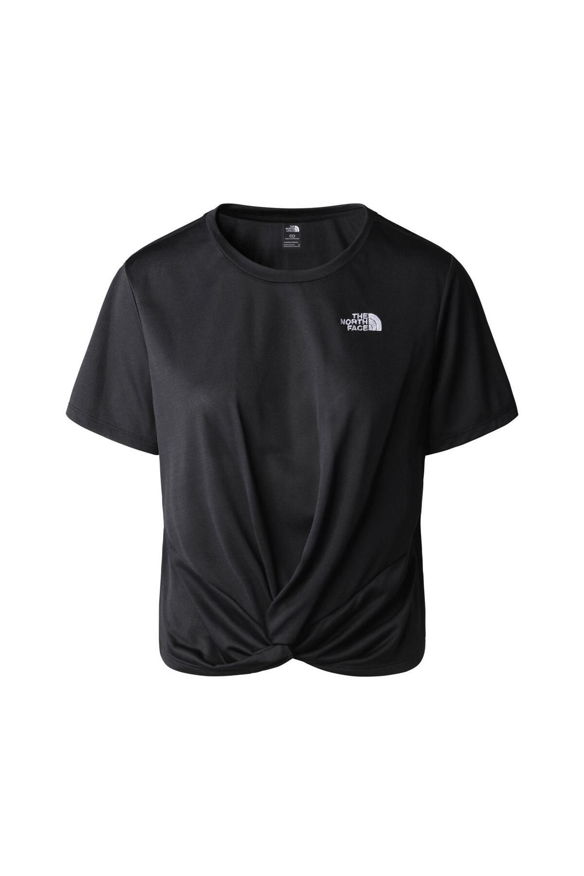 The North Face W FOUNDATION CROP TEE - EU  Shirt NF0A824IKX71 Siyah-S