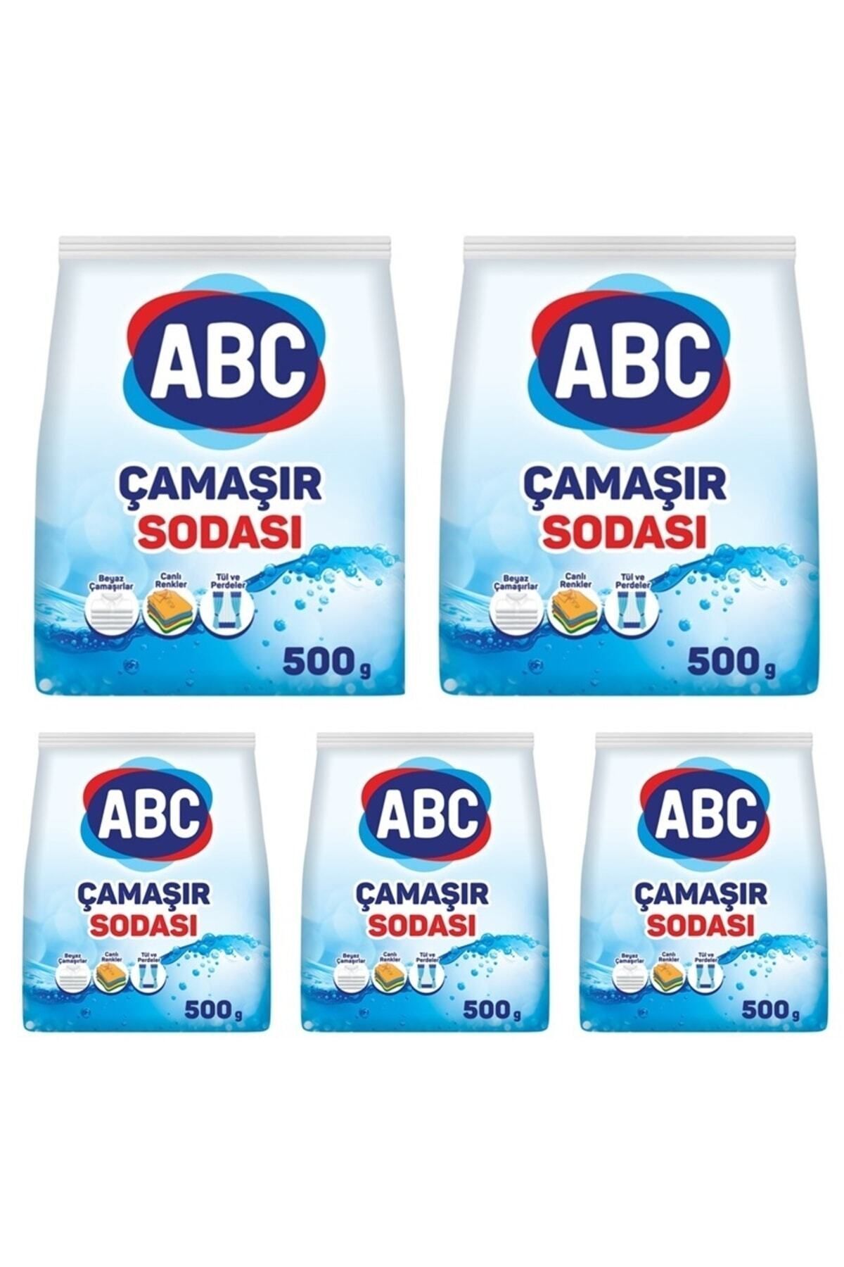 ABC Çamaşır Sodası 500 Gr. 5 Adet