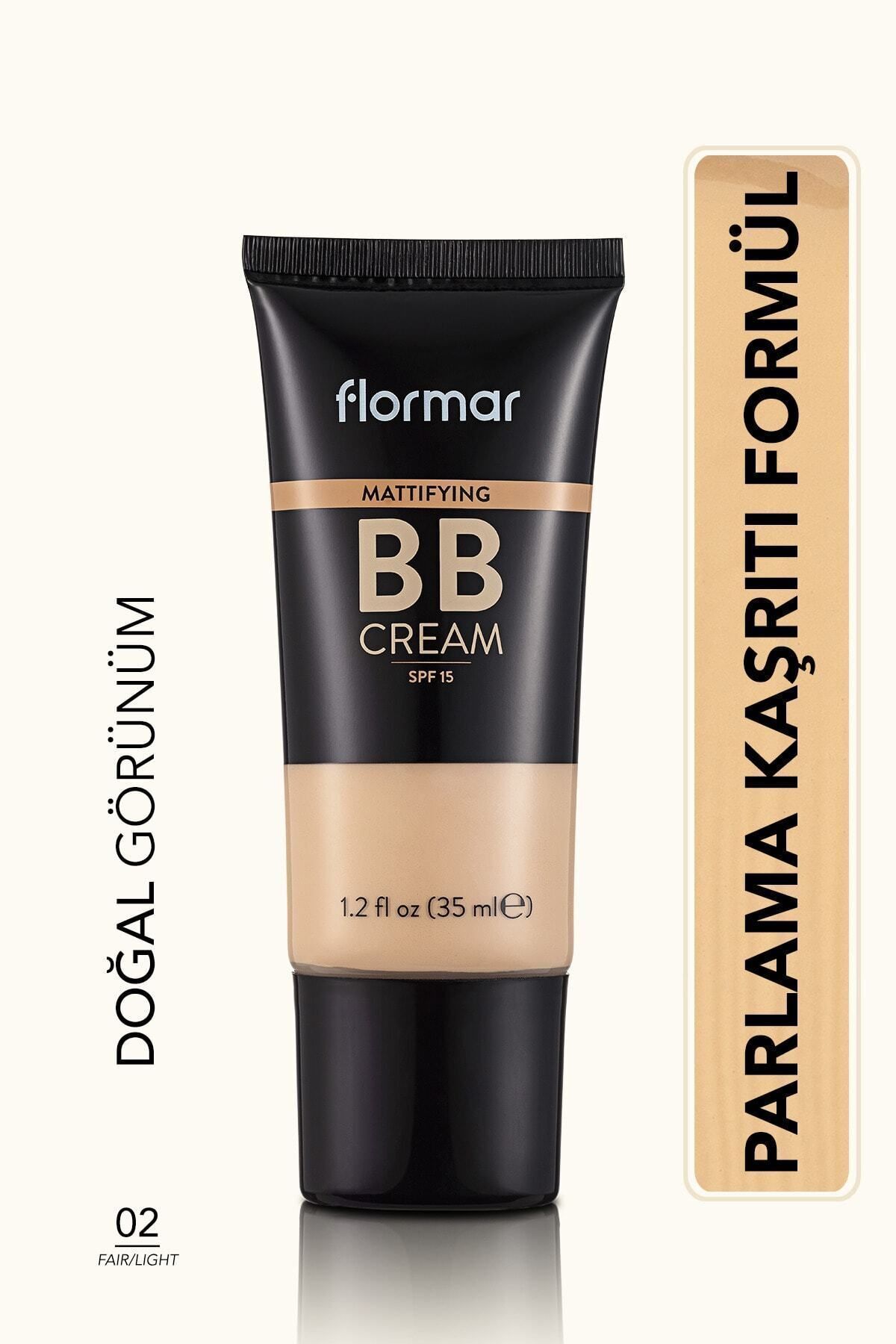 Flormar Mat Bitişli Bb Krem - Mattifying Bb Cream - 002 Fair-light - 8690604535170