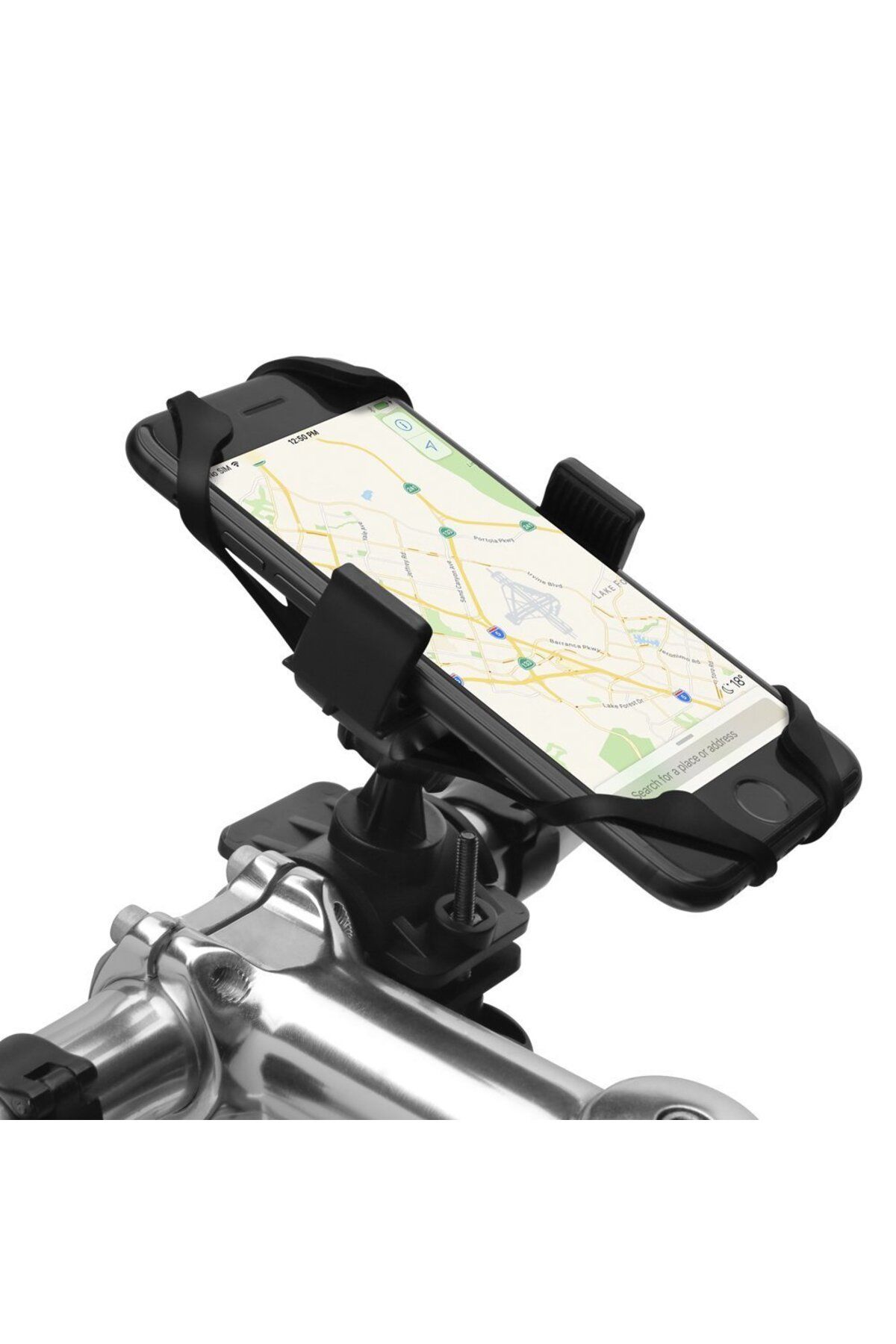 Spigen Bisiklet Ve Motorsiklet Araç Tutucu, Spider Premium Universal Uyumlu 360° Görüş Açısı