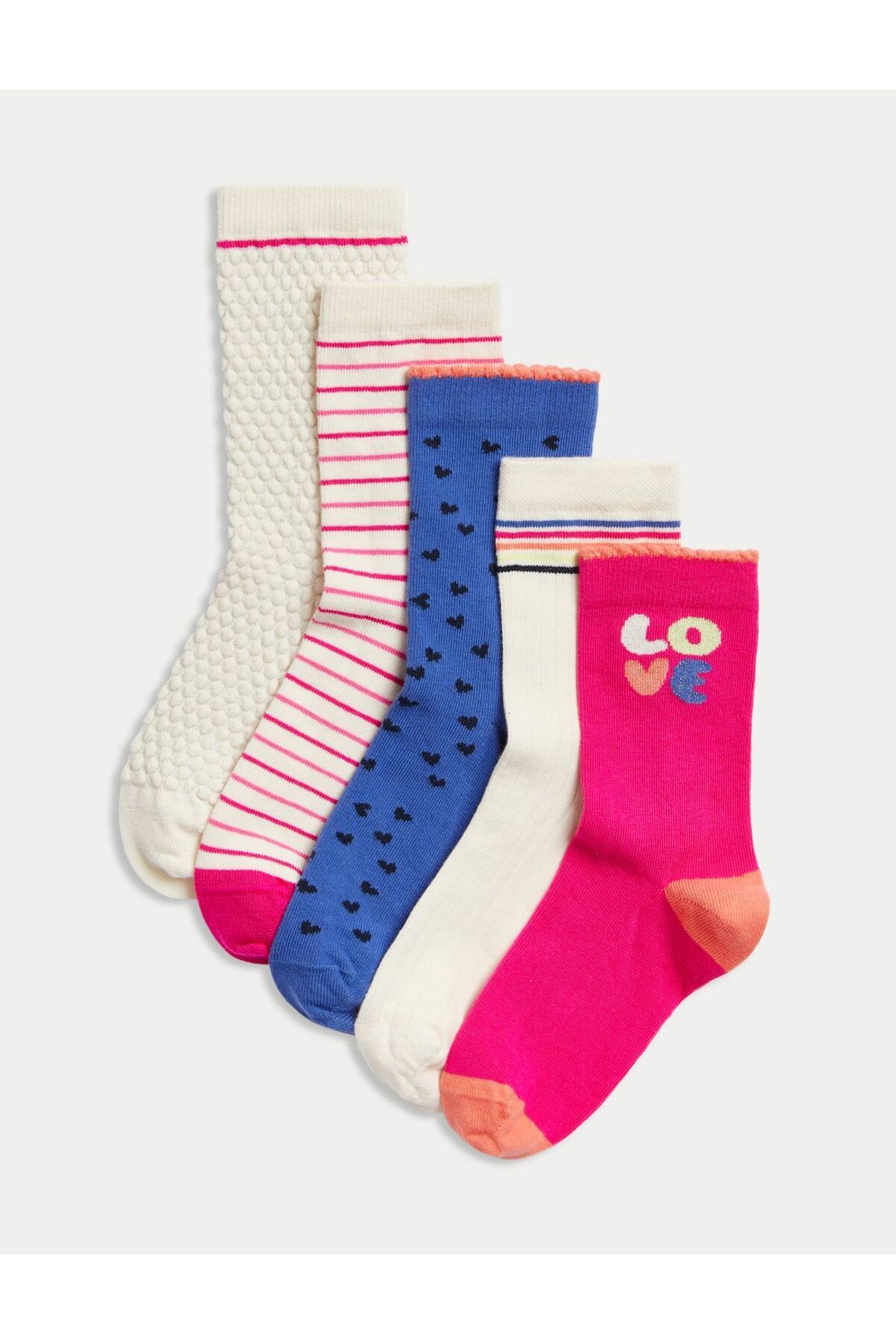 Marks & Spencer 5'li Desenli Çorap