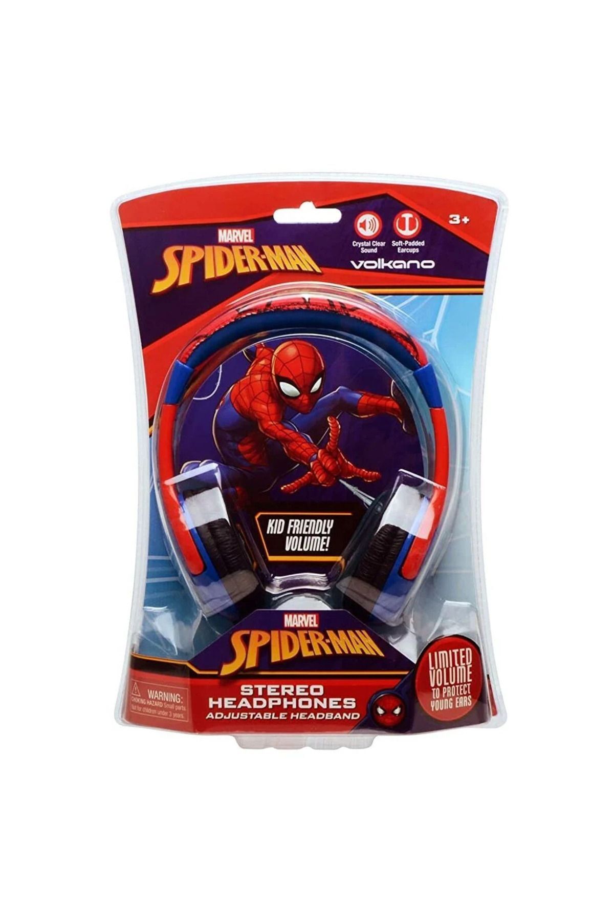 Shem Spiderman Örümcek Adam Çocuk Kulaklığı Kulaküstü Kablolu ( Lisanslı Ürün )
