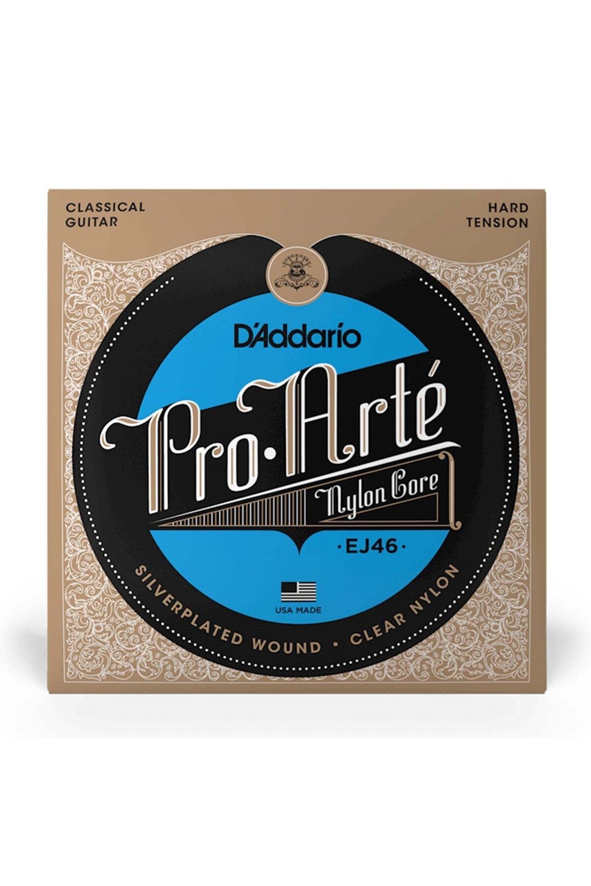 D'Addario D'addario Ej46 Nylon, Hard Tension Takım Tel Klasik Gitar Teli