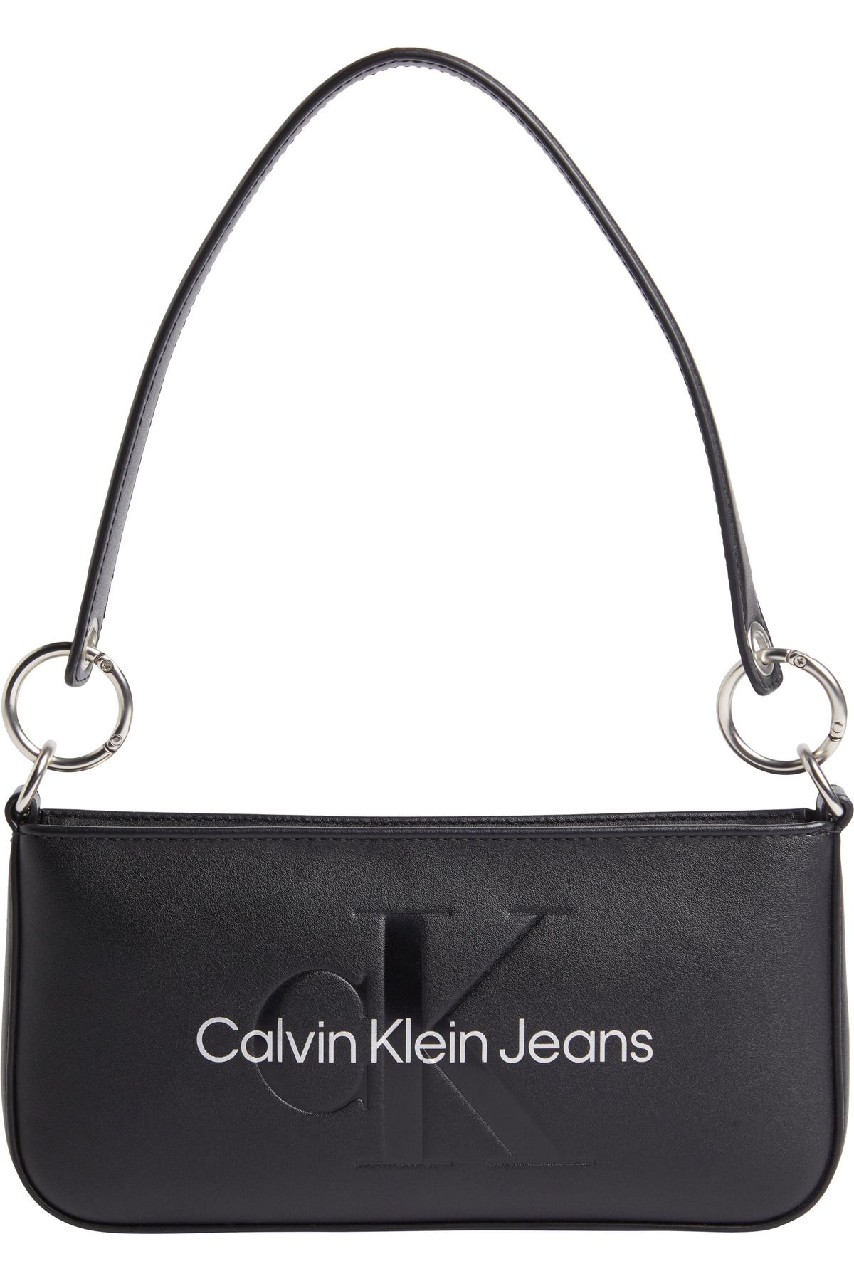 Calvin Klein Kadın Marka Logolu Omuz Çantası Siyah1 Omuz Çantası K60k610679-0gl