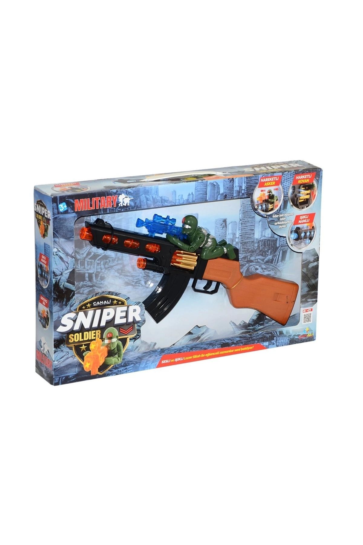 Can Ali Toys CNL-3801 Can Ali Toys, Sniper Soldier Tüfek