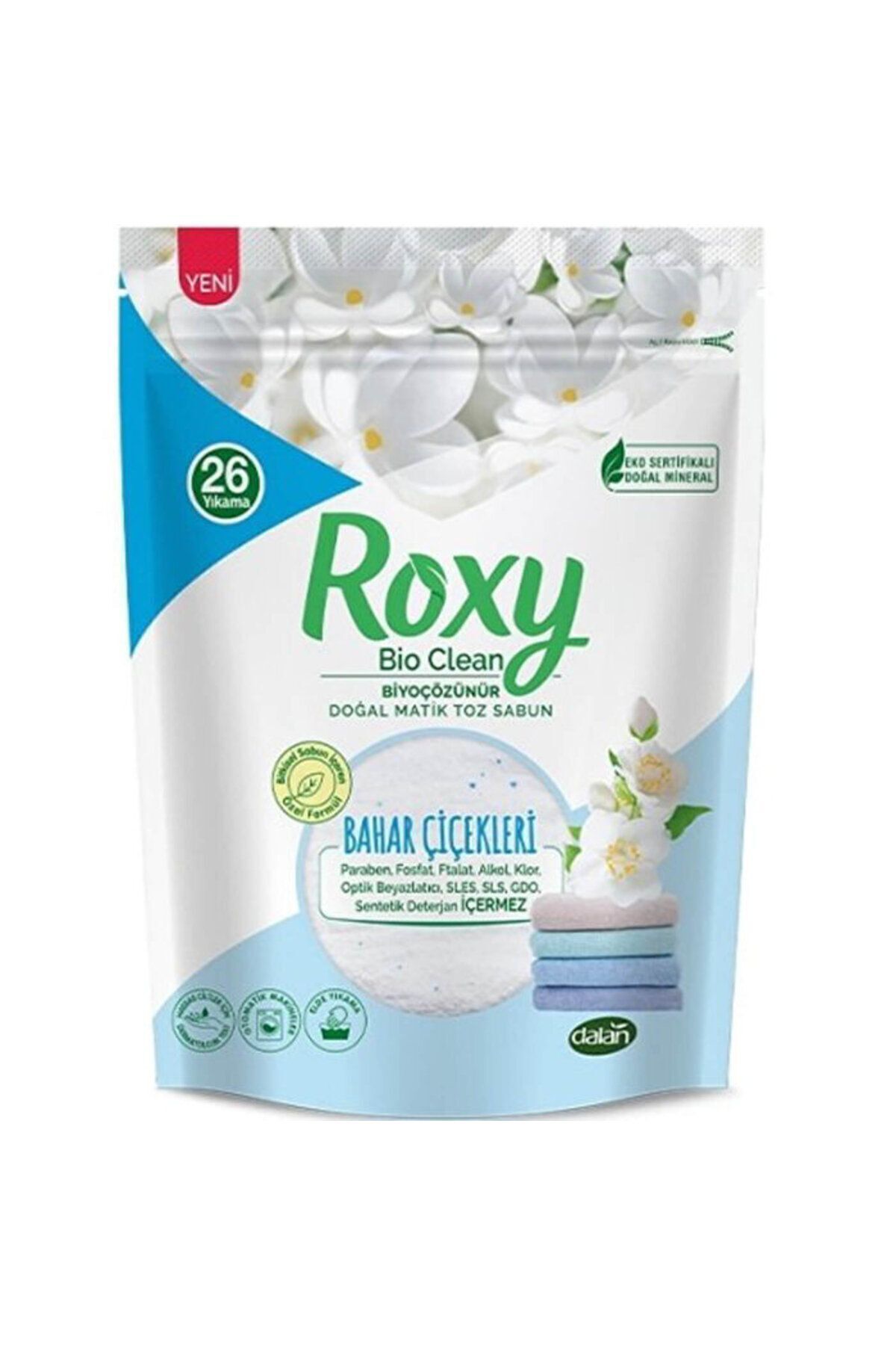 Dalan Roxy Bio Clean Matik Toz Sabun Bahar Çiçekleri 800 gr