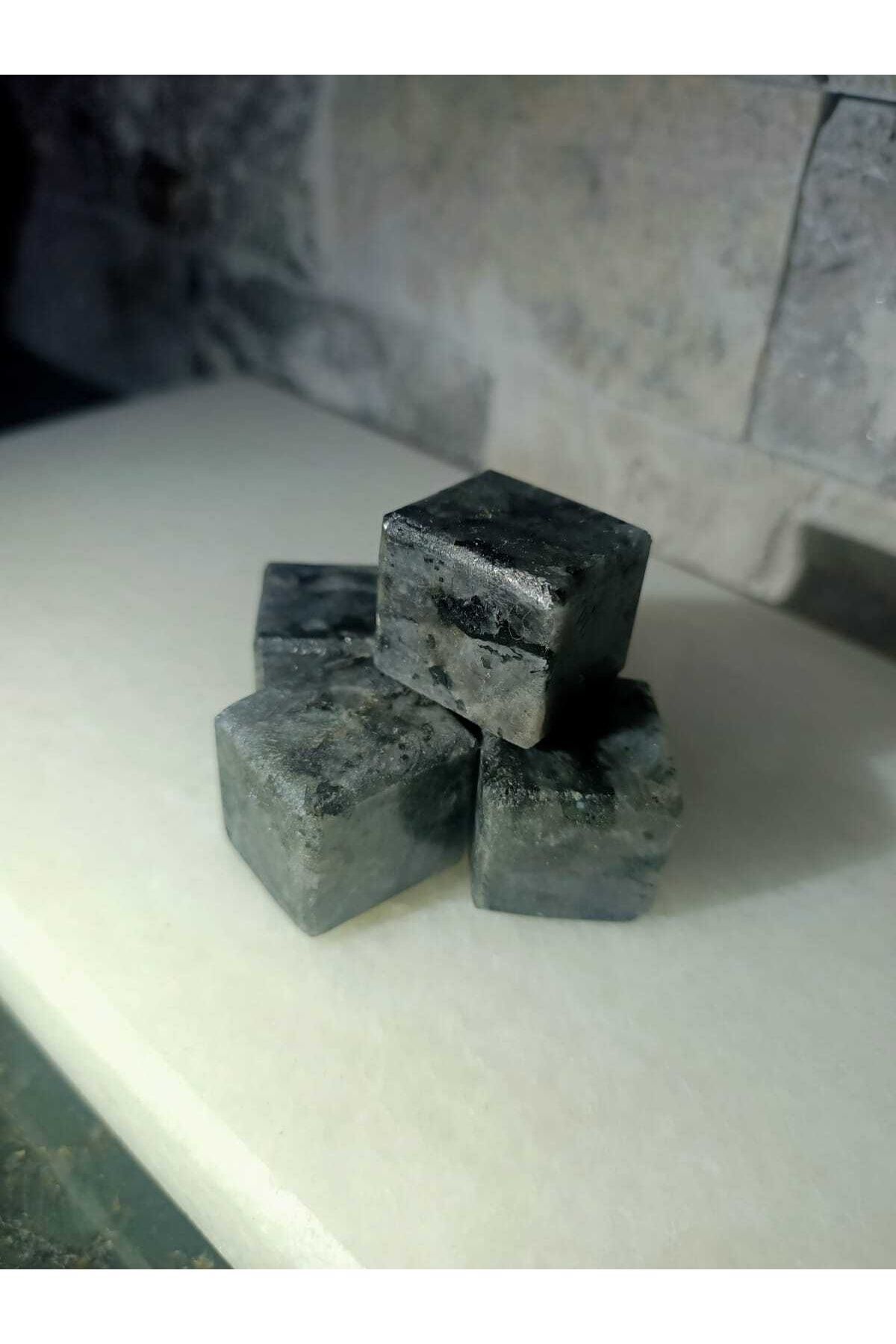 Zeybek Marble Doğal Granit Mermer Viski Taşı & Whiskey Buz Küpü & Soğutma Taşı 2×2 Cm