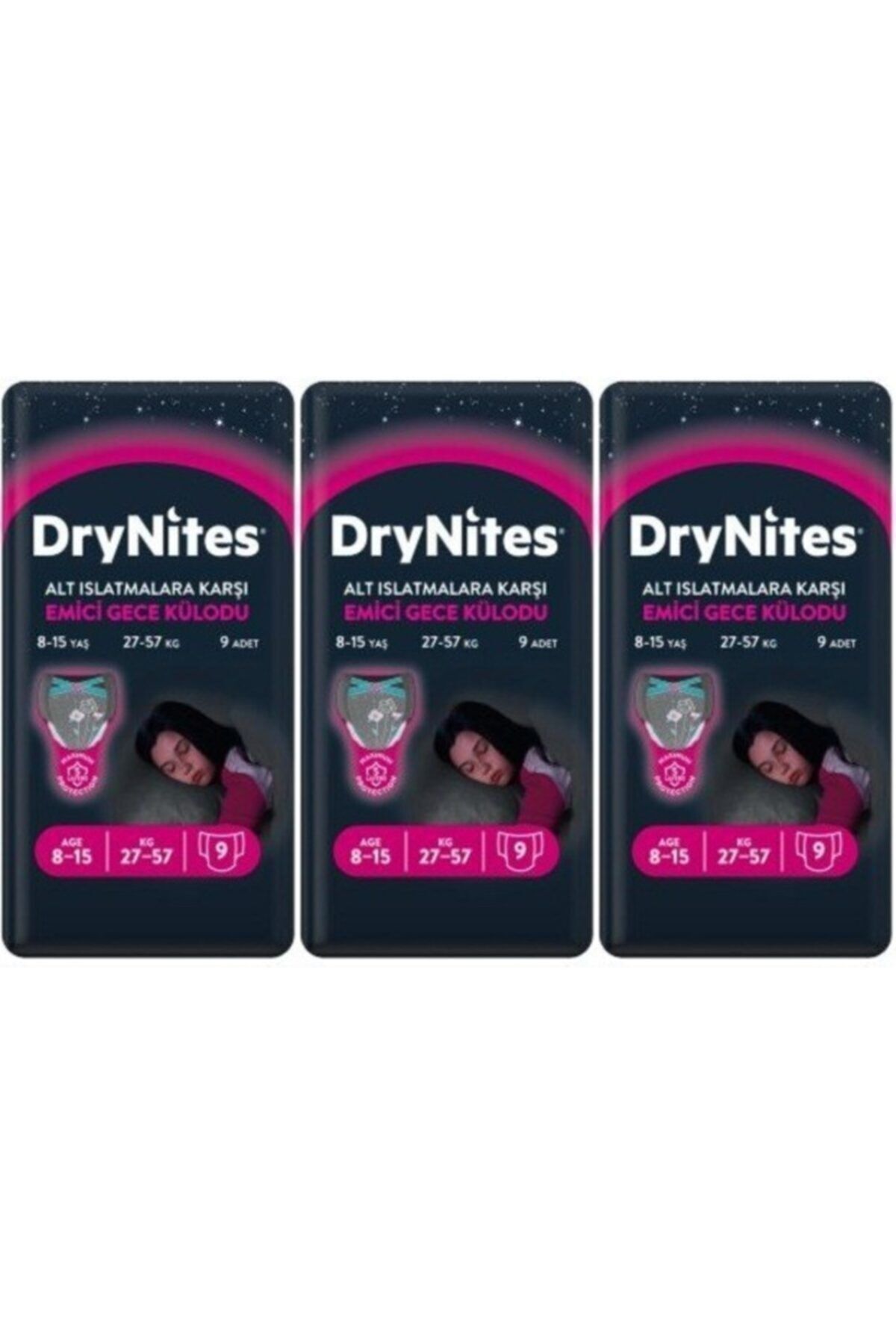 Huggies Drynites Kız Emici Gece Külodu 8-15 Yaş 27 Adet