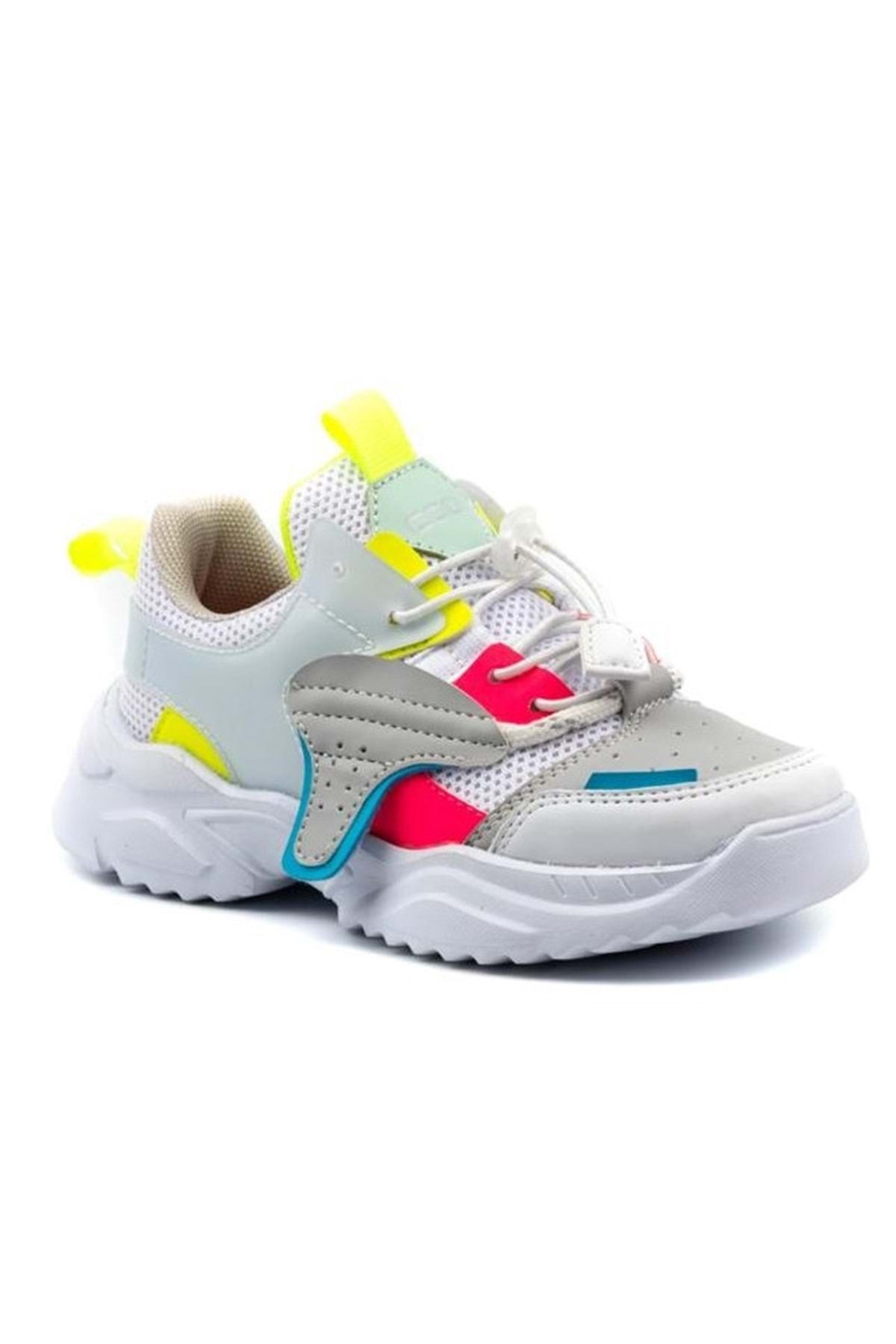 KOCAMANLAR Cool Y3 Sneaker Ortapedik Çocuk Spor Ayakkabı Beyaz-pembe
