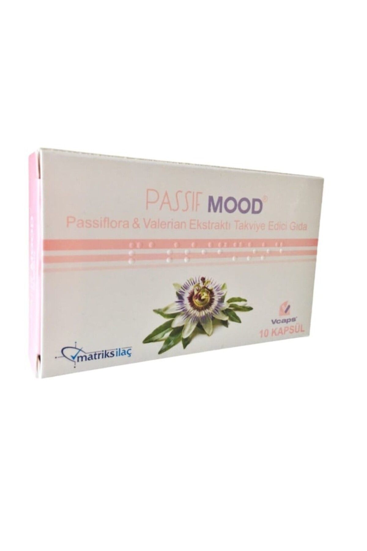 Matrix Passif Mood Passiflora ve Kediotu Ekstraktı Bitkisel Takviye Edici Gıda 30 Kapsül