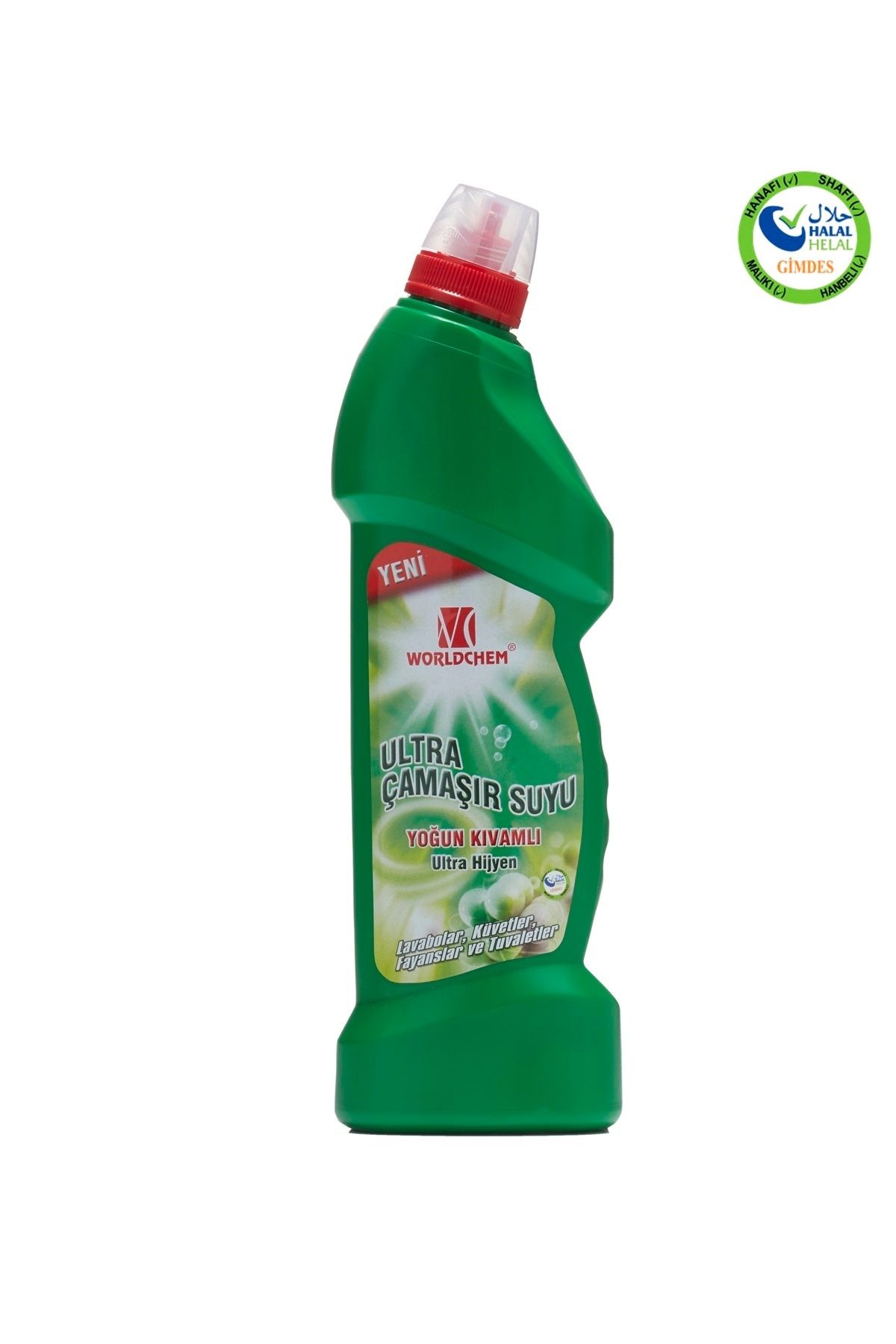 Worldchem Helal Sertifkalı Çamaşır Suyu Yoğun Kıvamlı Wt 750 ml