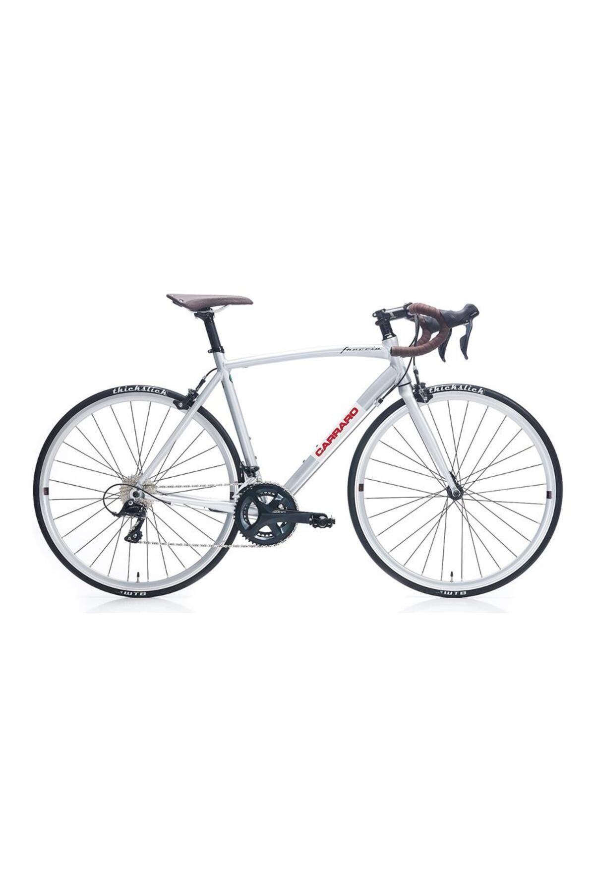 Carraro Freccıa Erkek Yol Yarış Bisikleti 520h V 28 Jant 18 Vites Gümüş Beyaz Kırmızı Siyah