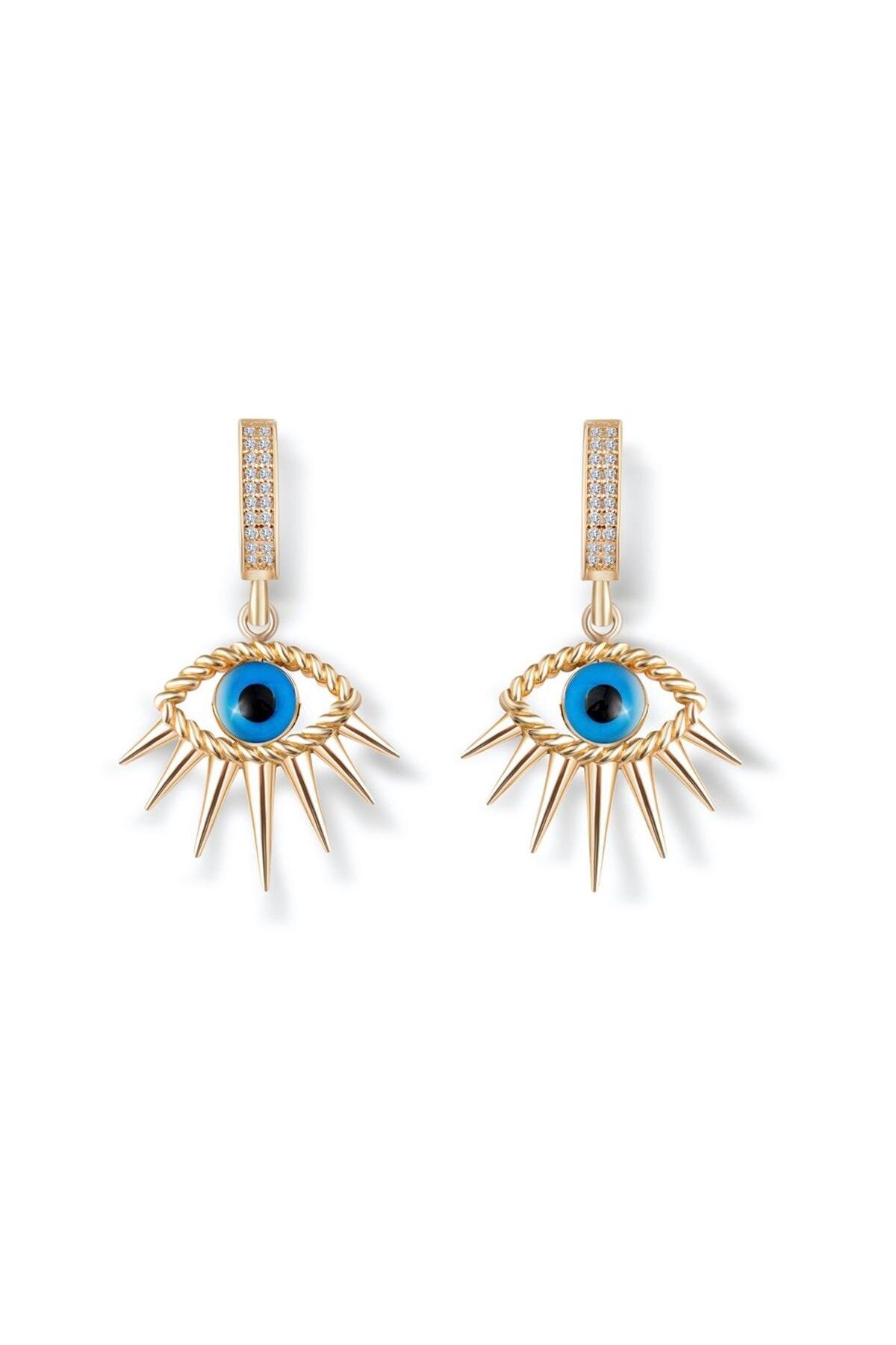 Ema Jewellery Göz Sallantılı Altın Küpe