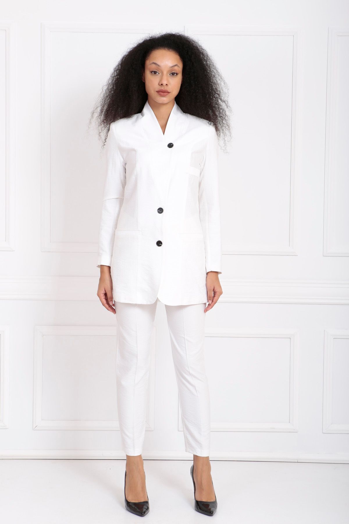 Sense Takım Elbise 2 Li Takım | Ckt32688 Beyaz