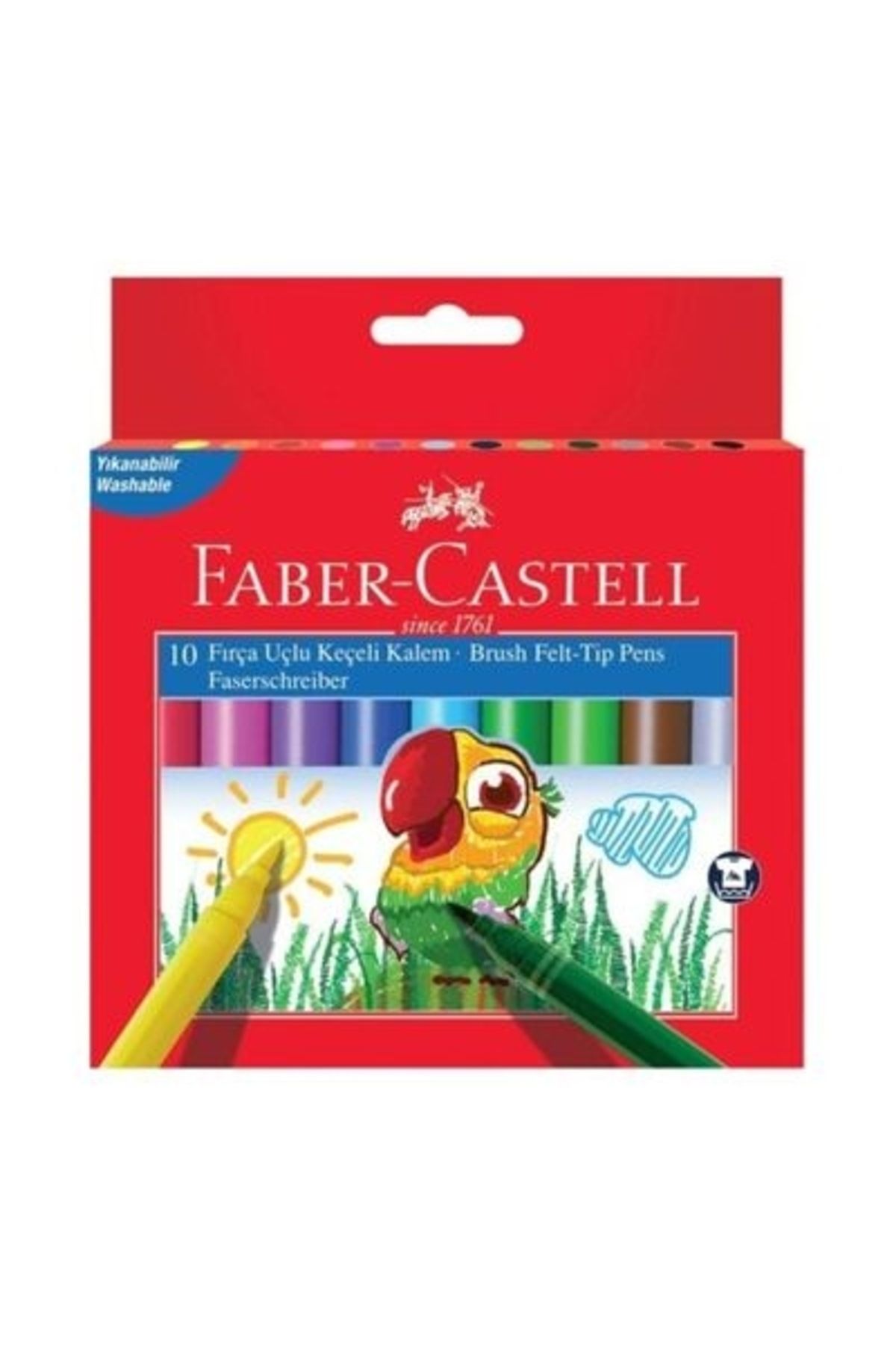 Faber Castell Wınner Brush Fırça Uçlu Kalem 10 Lu
