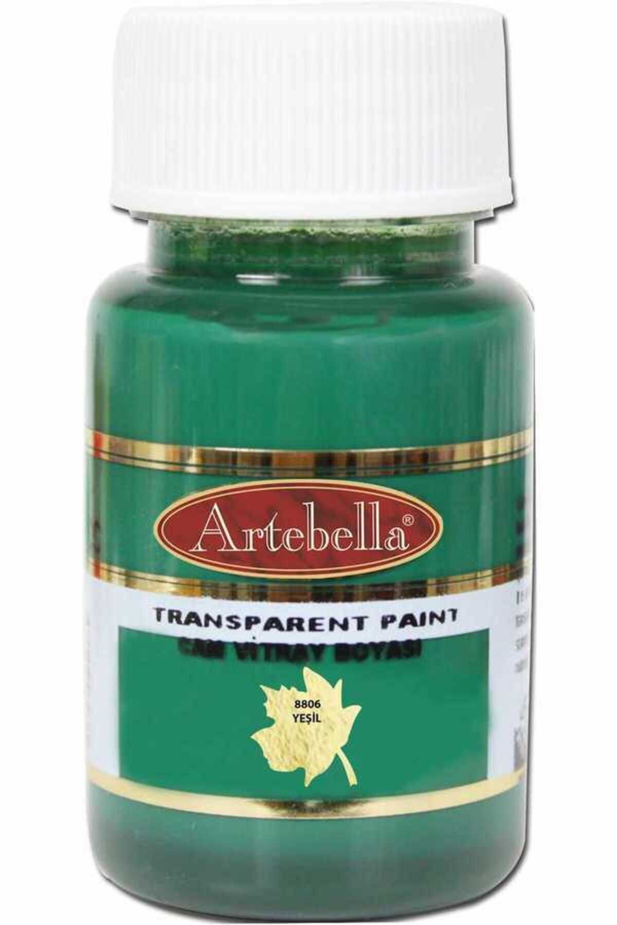 Artebella Transparan Cam Vitray Boyası Yeşil 50ml