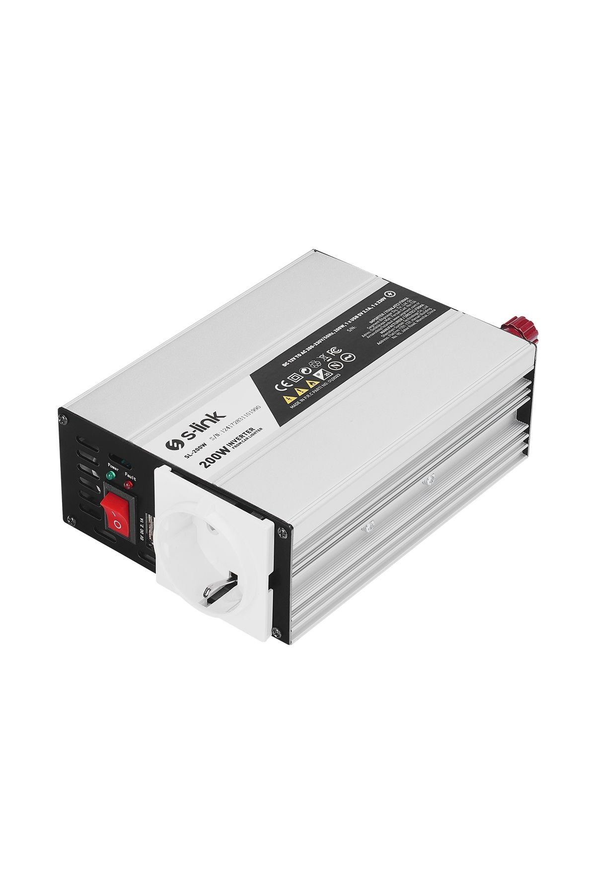 S-Link Çakmak Power Inverter 12v 200w Sl-200w